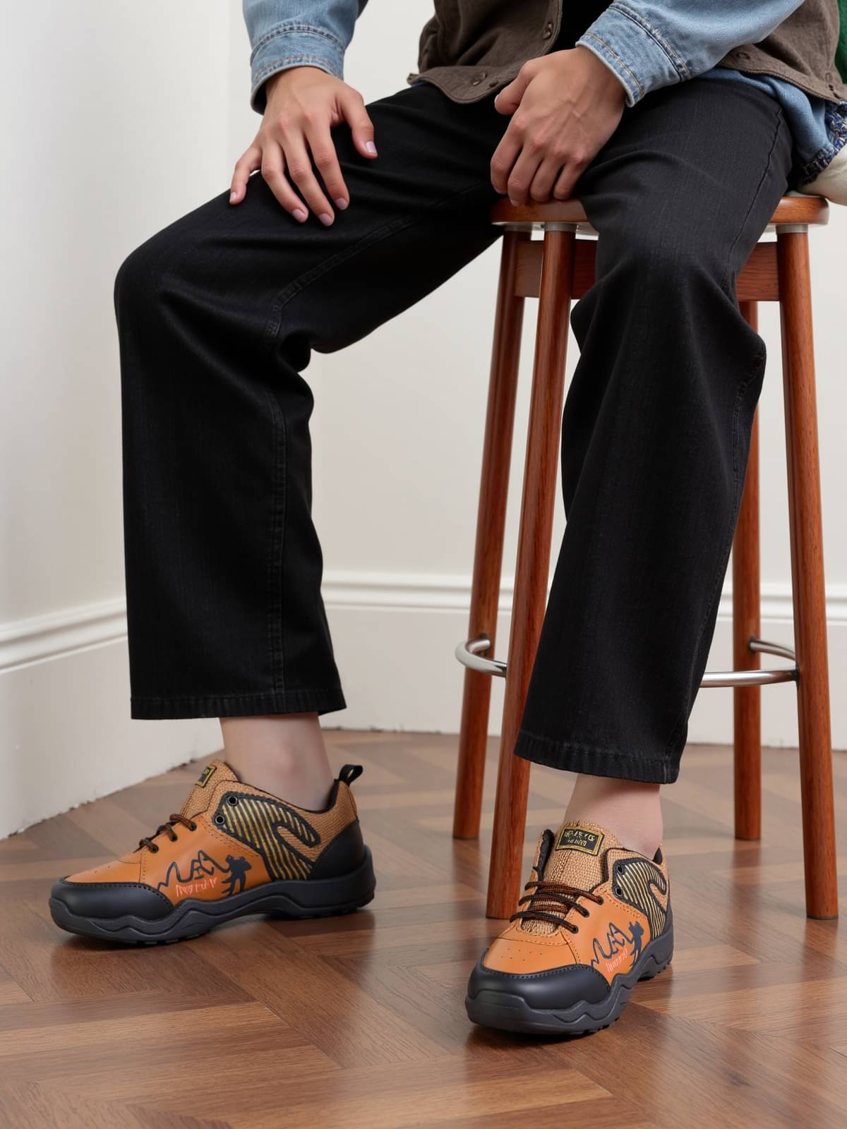     			PENNEN Brown Men's Casual Boots