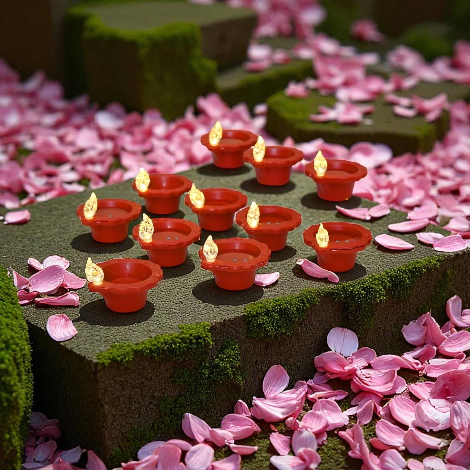     			PICKARTME Plastic Diwali Diya - Pack of 12