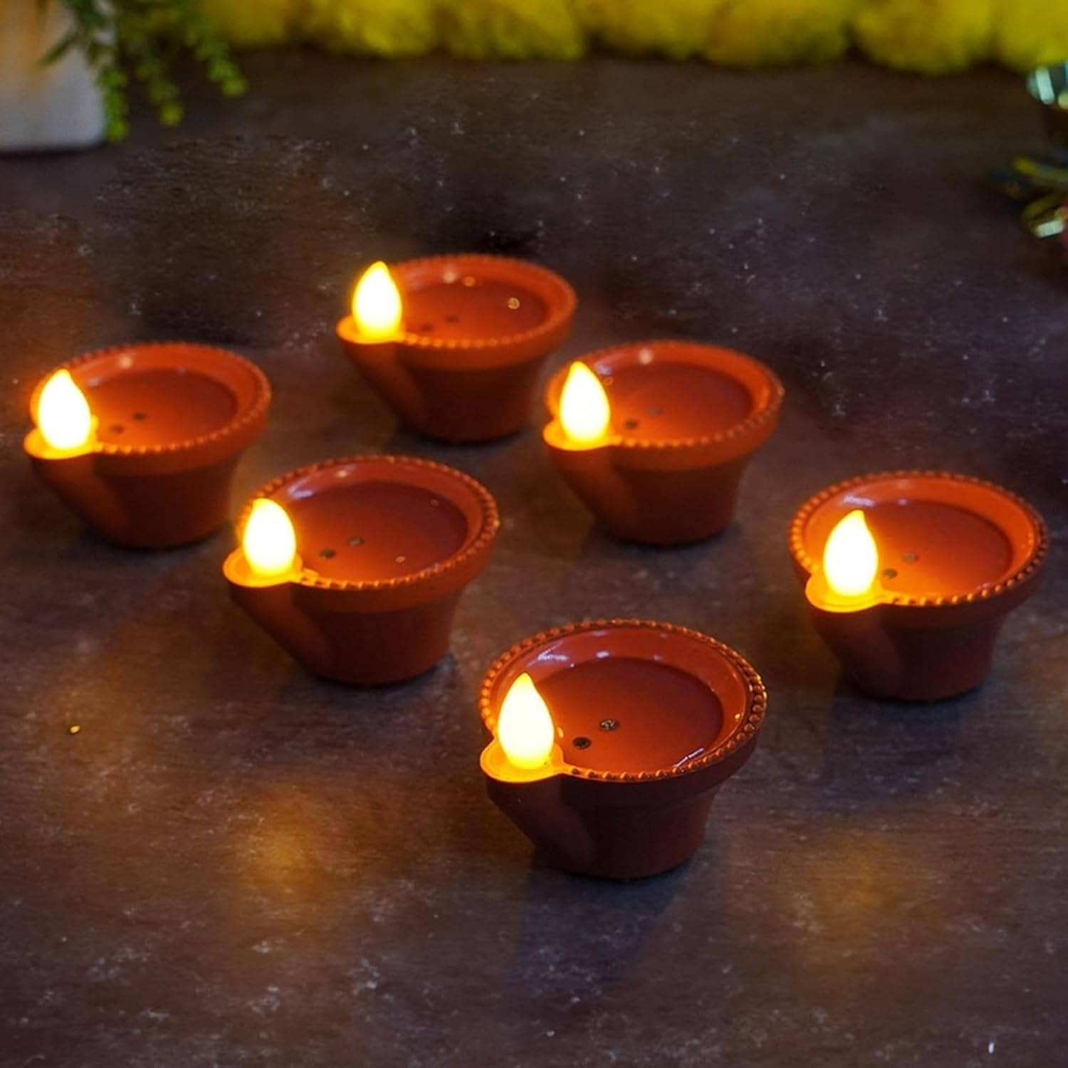     			PICKARTME Plastic Diwali Diya - Pack of 6
