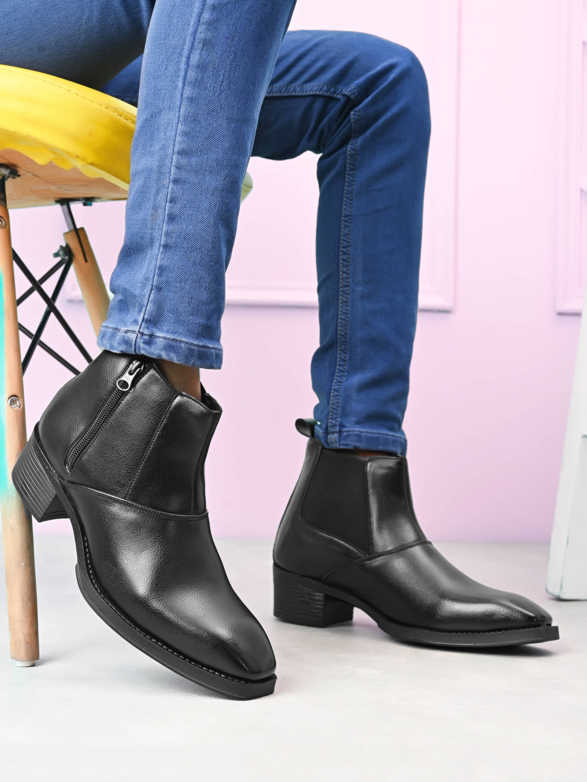     			Prolific Black Men's Chelsea Boots