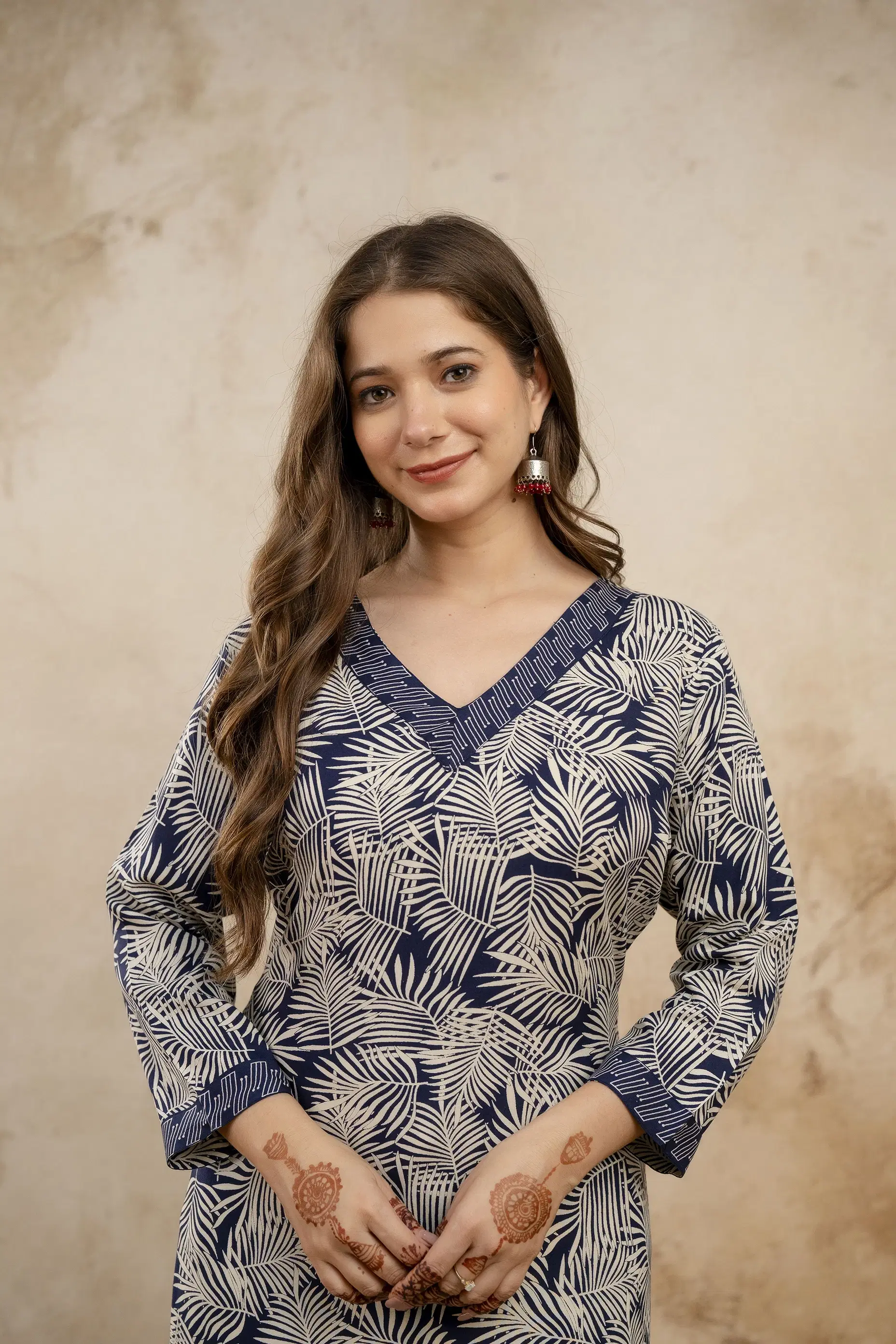     			Purshottam Wala Women's Viscose Rayon Tunic ( Blue )