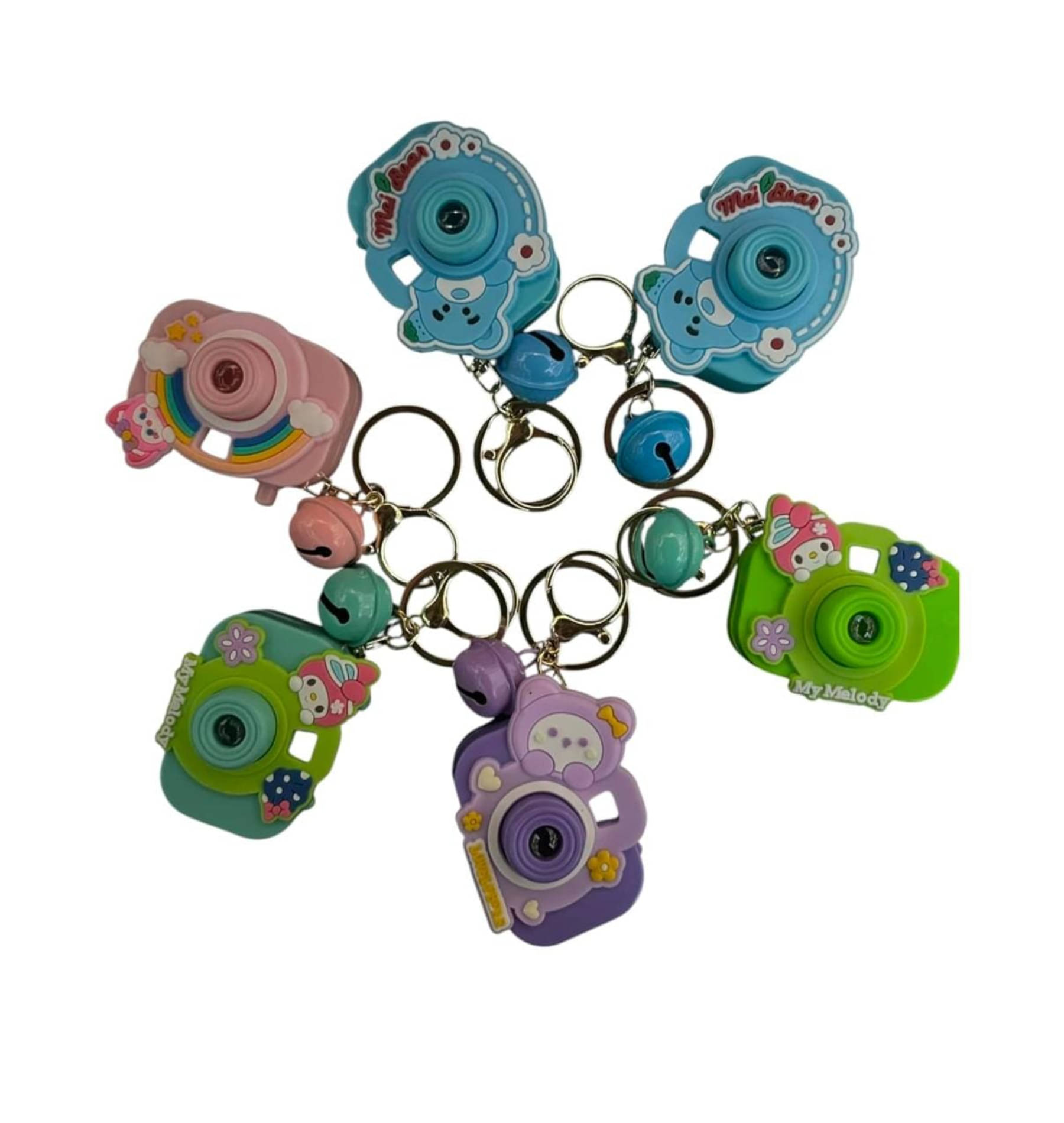 QitmirMKT Cute Camera Projector Keychains for Kids Mix Color QitmirMKT Cute Camera Projector Keychains for Kids Mix Color