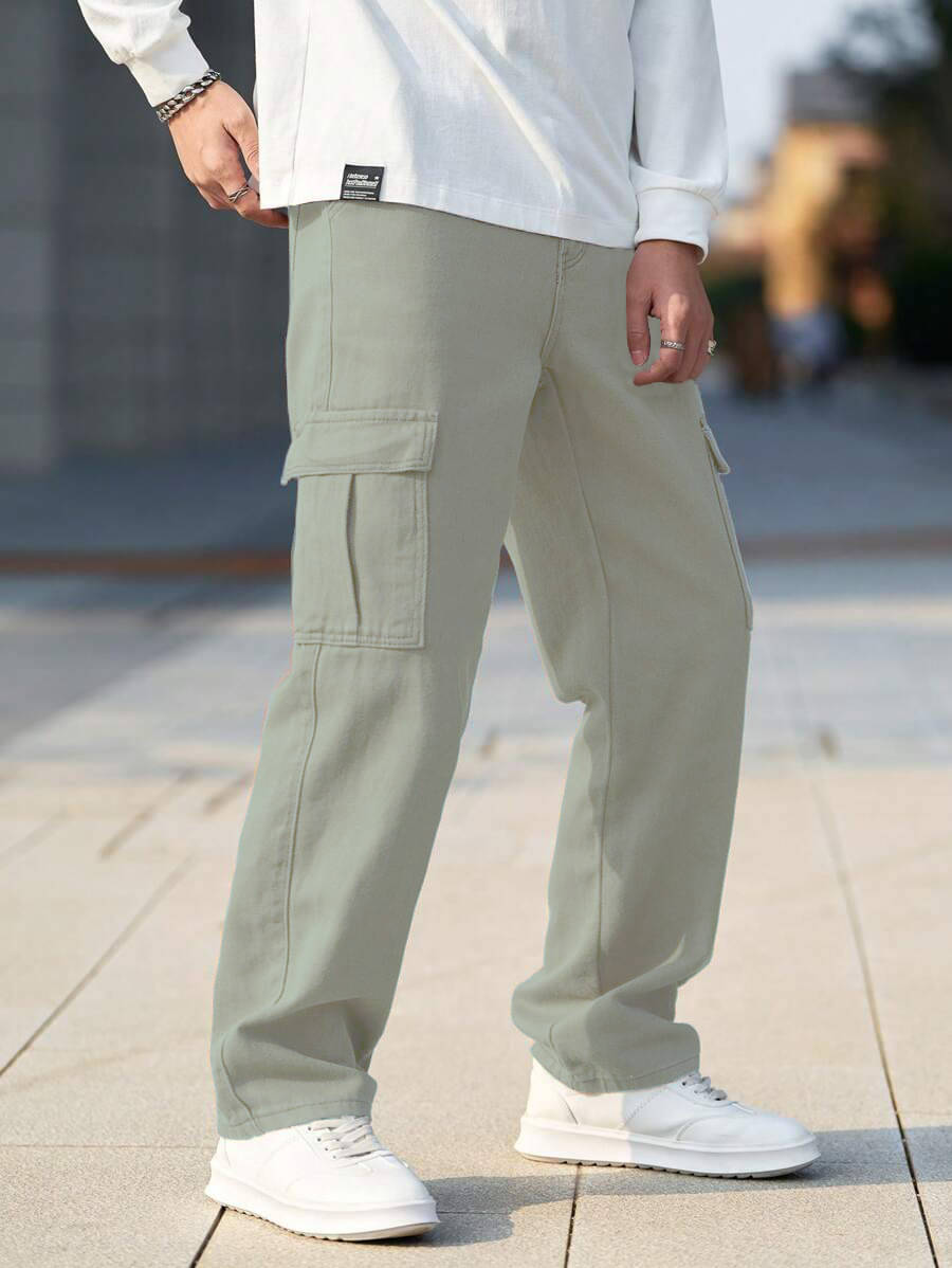     			RAGZO Relaxed Basic Men's Jeans - Light Green ( Pack of 1 )