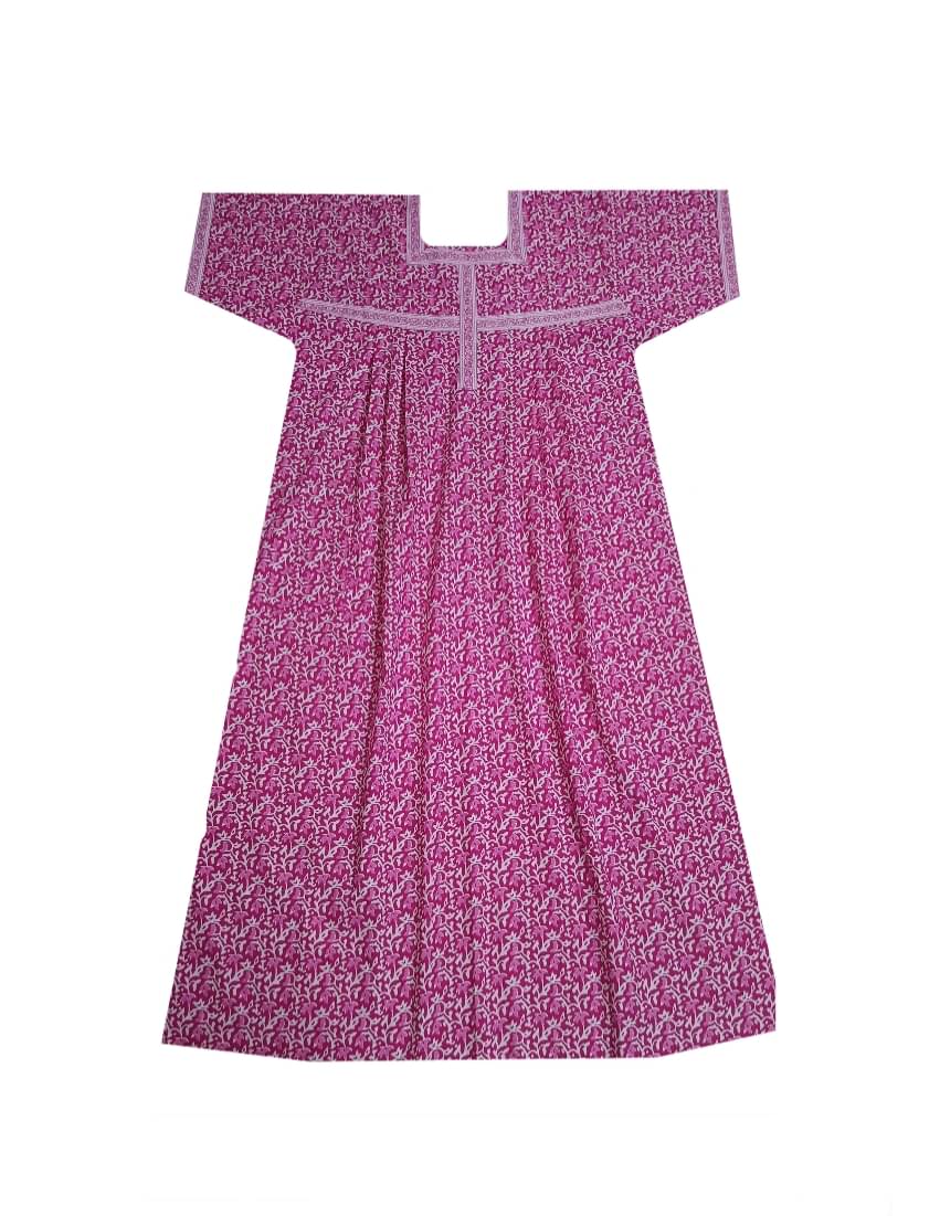     			Rachakula Readymades Cotton Printed Women Regular Nighty ( Pink )
