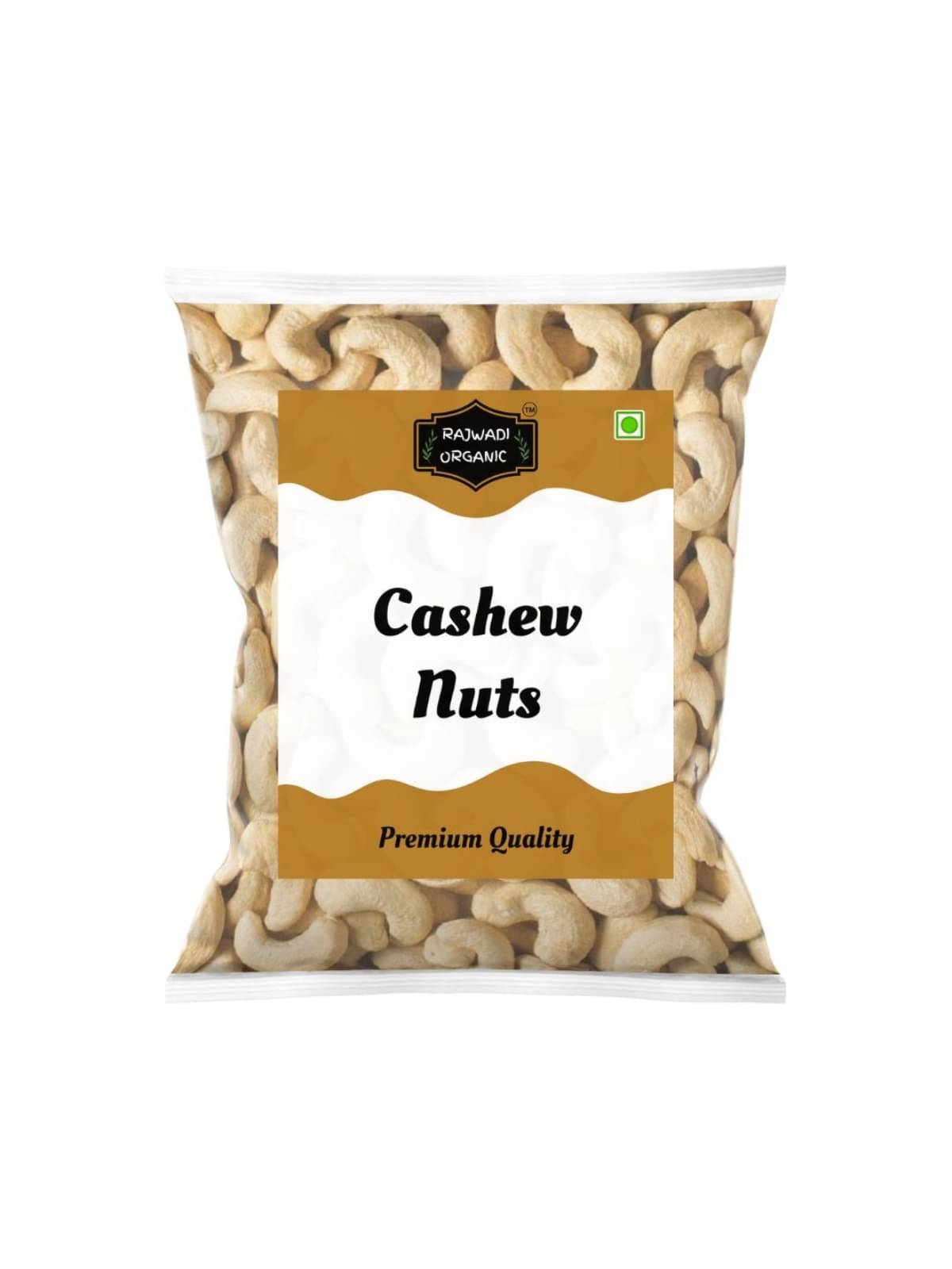     			Rajwadi Organic Raw Cashews Nut (Kaju),Cashew nut (Kaju) 500 g