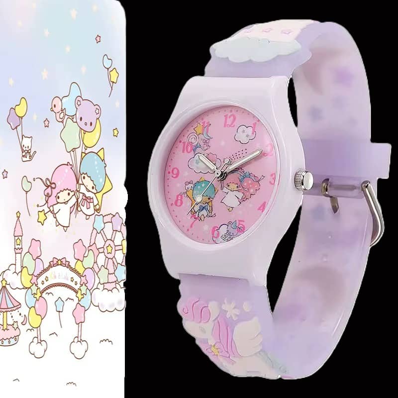 Renaissance Traders Lavender Dial Analog Girls Watch ( Pack of 1 )