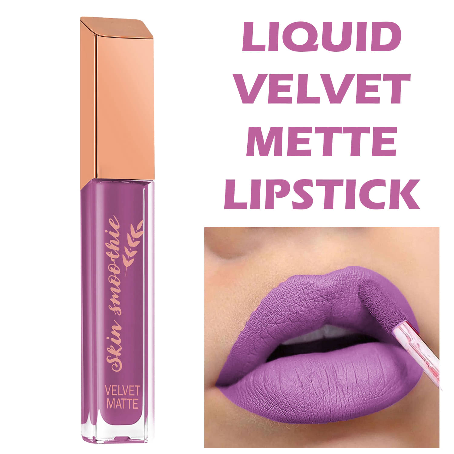 SKIN SMOOTHIE Pink Matte Transferproof Liquid Lipstick ( Pack of 1 )     			SKIN SMOOTHIE Pink Matte Transferproof Liquid Lipstick ( Pack of 1 )