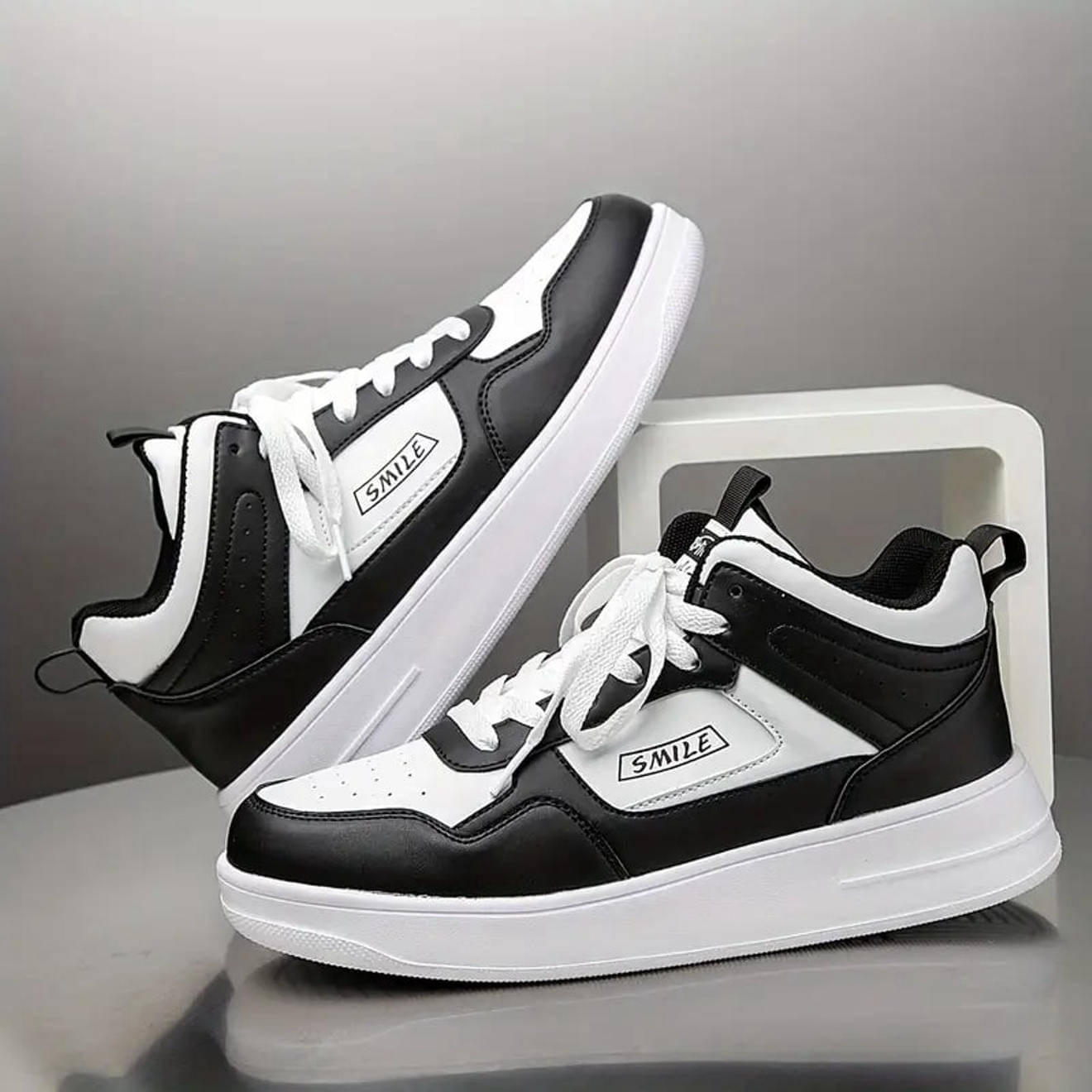     			SNEAKER Black Men's Casual Boots