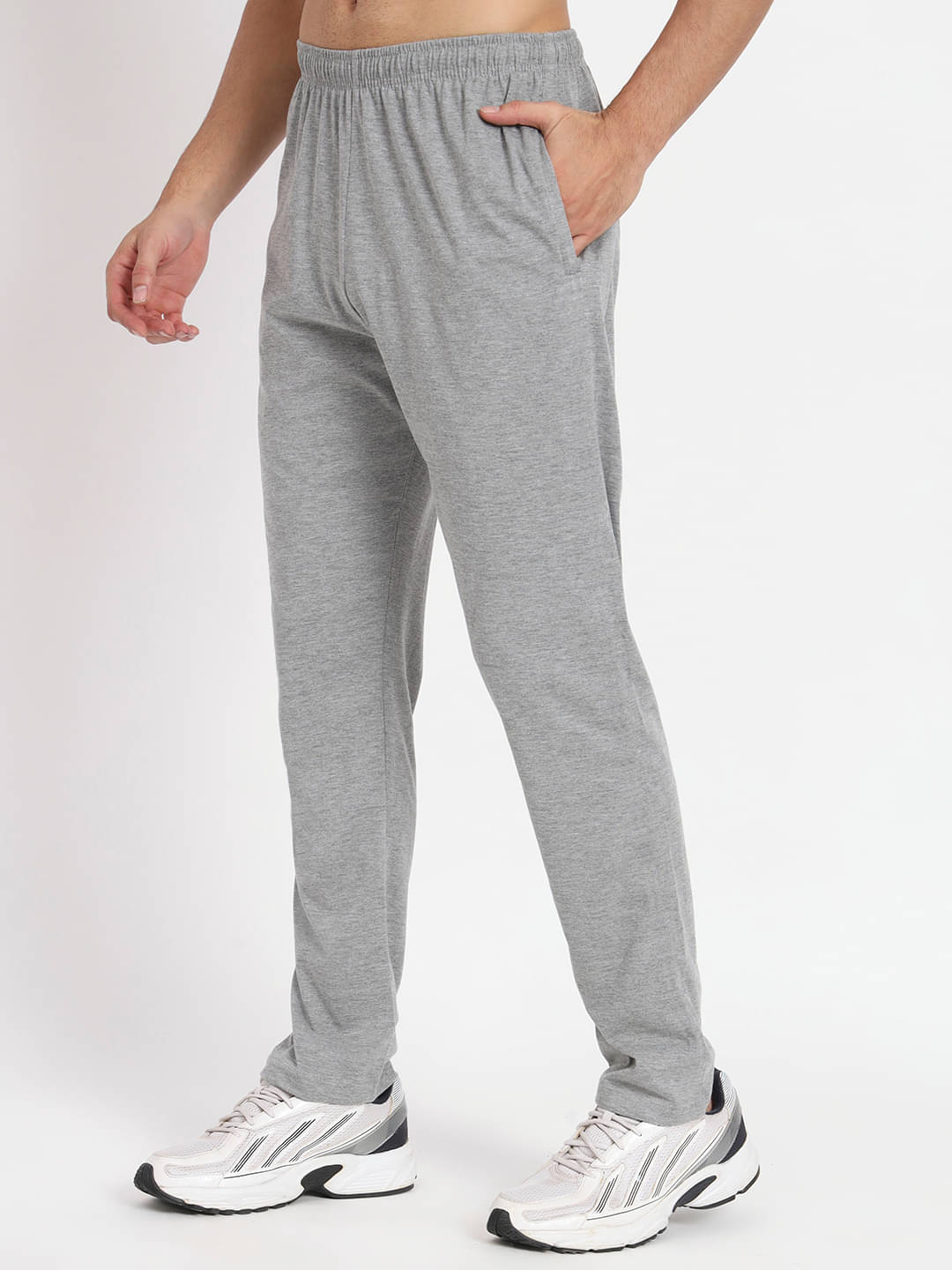 STYLE ACCORD Light Grey Cotton Blend Men's Trackpants ( Pack of 1 ) STYLE ACCORD Light Grey Cotton Blend Men's Trackpants ( Pack of 1 )