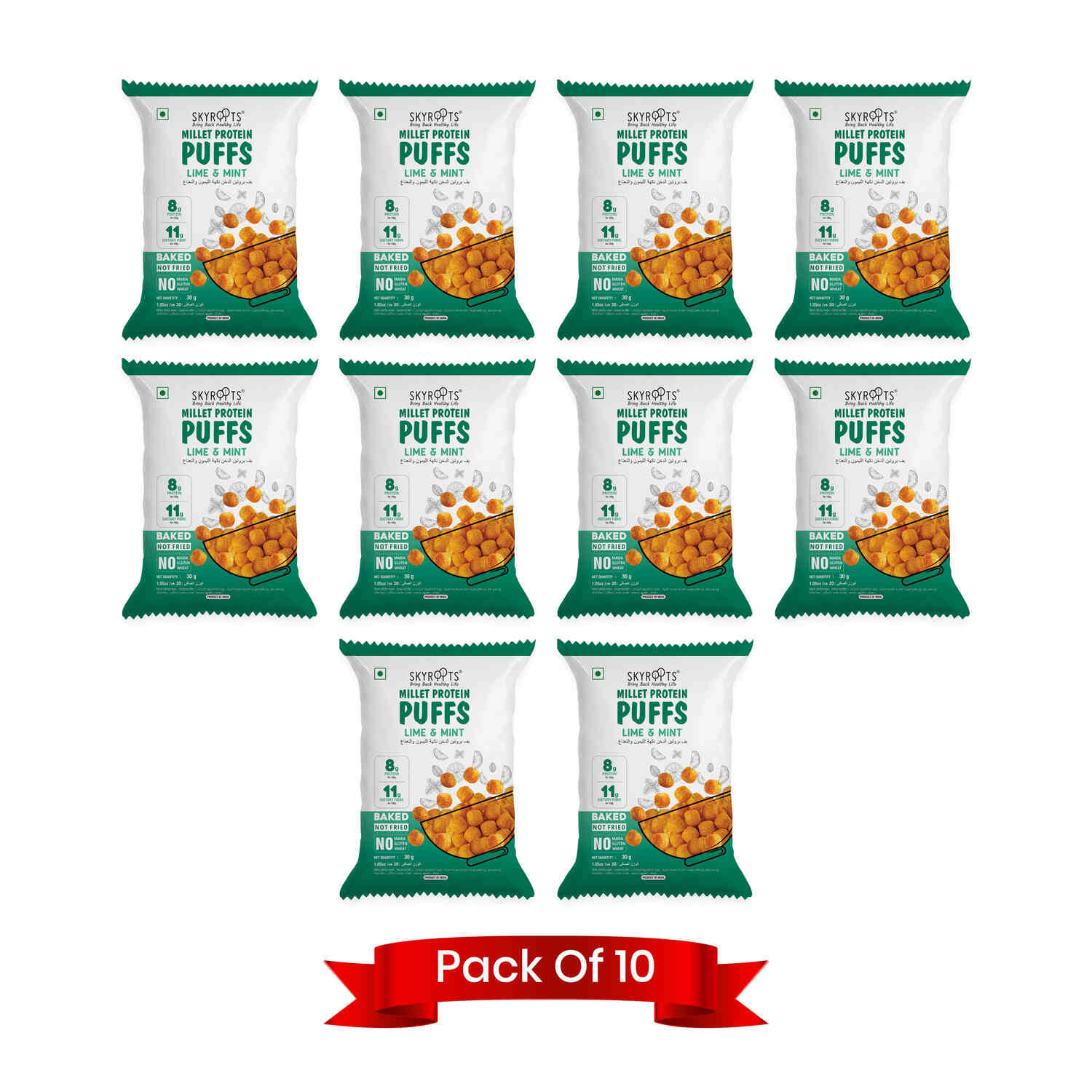 Skyroots Namkeen 30 g Pack of 10     			Skyroots Namkeen 30 g Pack of 10