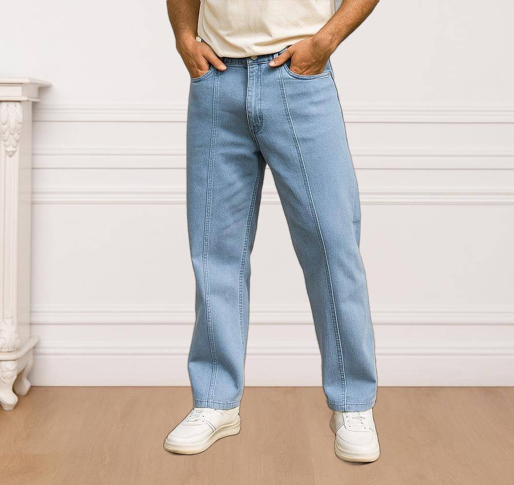TIDDA Clean Look Men's Jeans - Light Blue ( Pack of 1 ) TIDDA Clean Look Men's Jeans - Light Blue ( Pack of 1 )