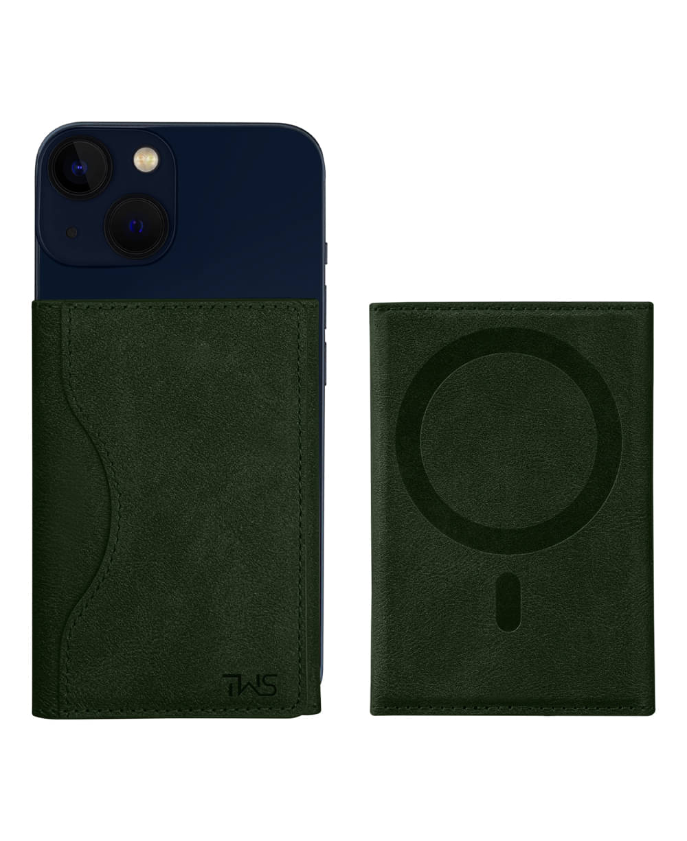     			The Wallet Store Faux Leather Solid Men's Three Fold Wallet,RFID Wallet With 4 Slots For Card ( Green , Pack of 1 )