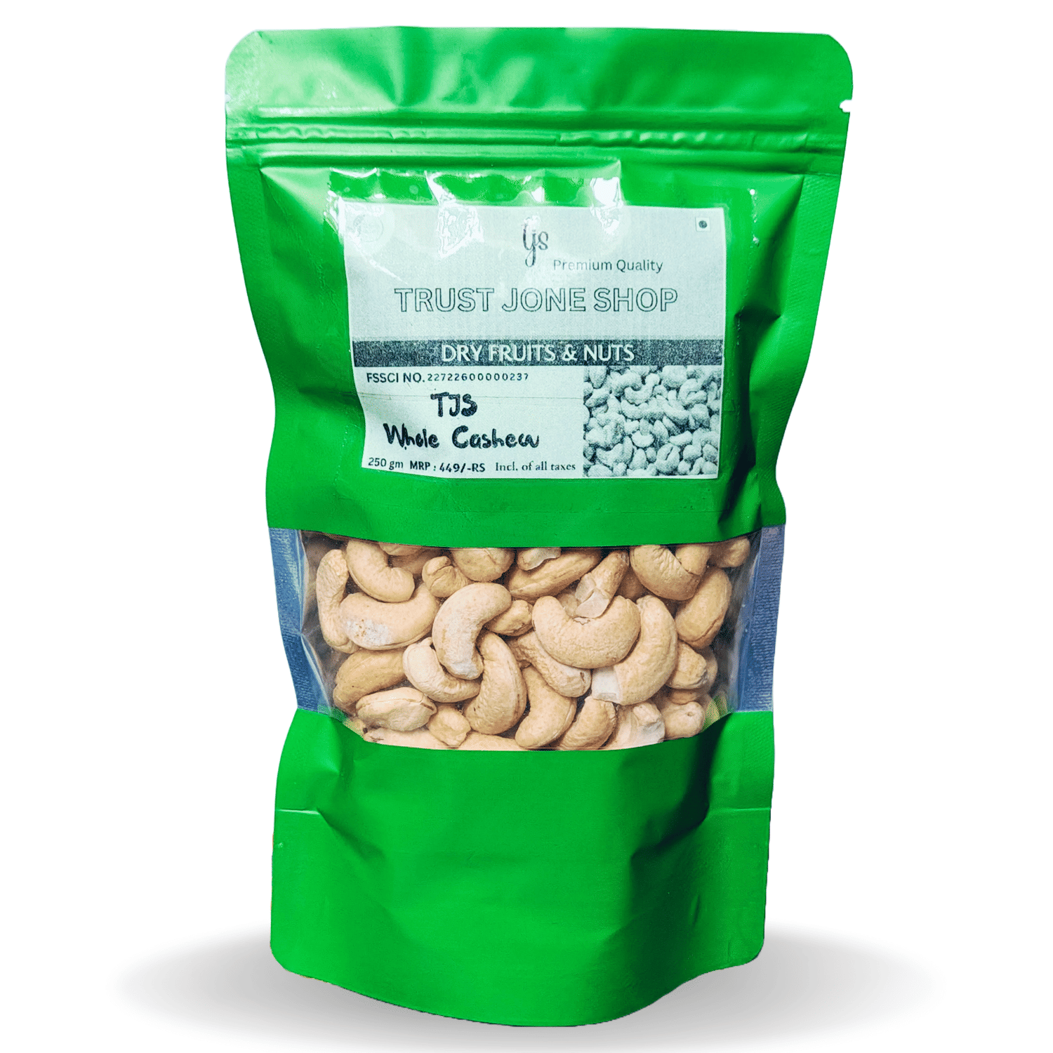     			Trust Jone Shop Cashew nut (Kaju) 250 g