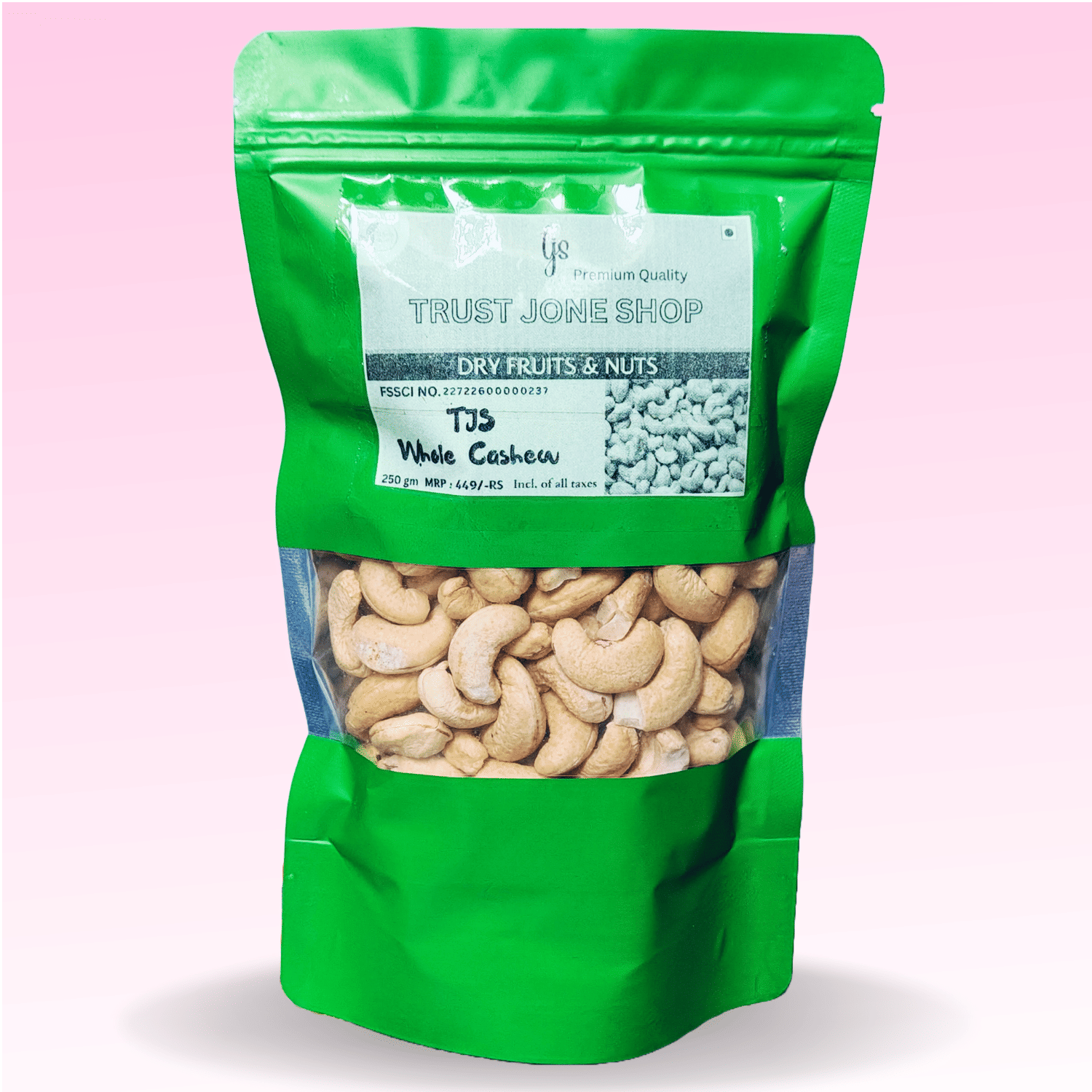     			Trust Jone Shop Cashew nut (Kaju) 250 g