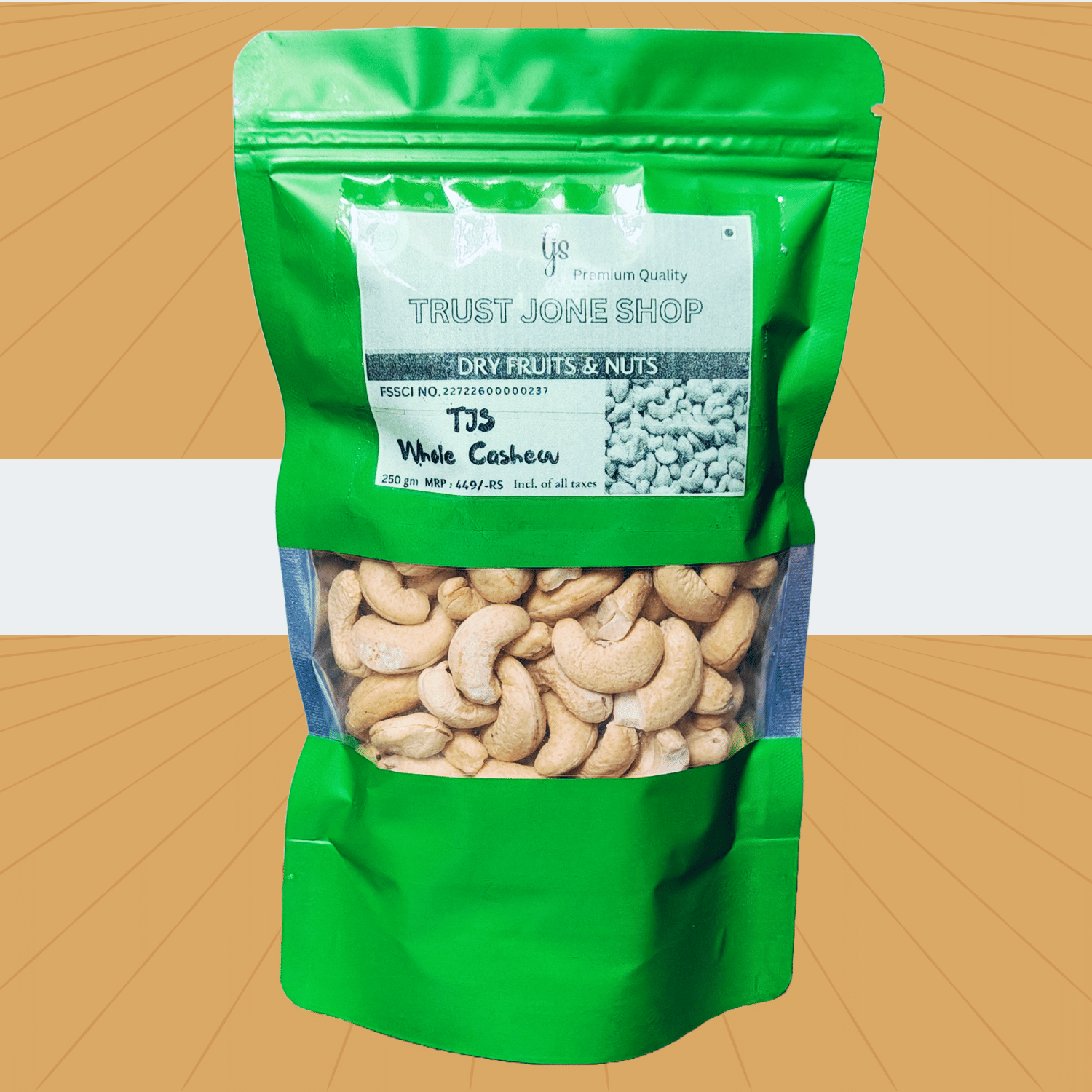Trust Jone Shop Cashew nut (Kaju) 250 g Trust Jone Shop Cashew nut (Kaju) 250 g