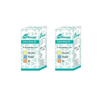     			Urine Test Strips – 3 Parameter (Glucose, Protein & pH) | 2 Bottles – 200 Strips | Reliable & Easy Testing for Home or Clinic Use