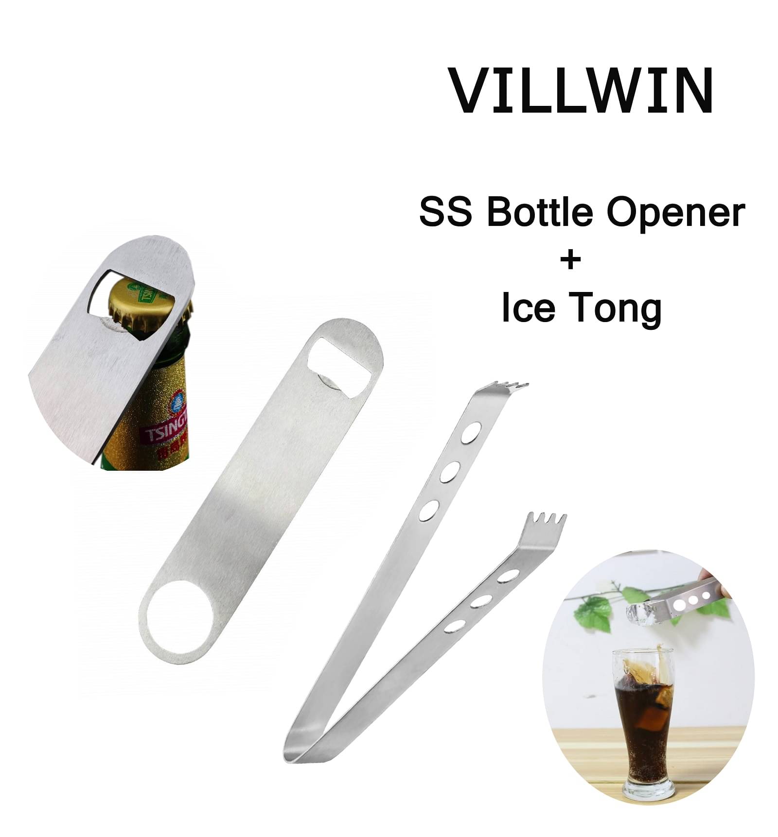     			VillWin Silver Stainless Steel Bottle Opener