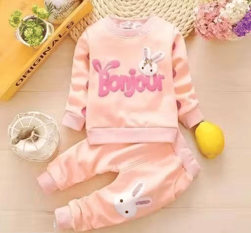     			WARSI BROTHER''S Pack of 1 Baby Boys Cotton Blend T-Shirt & Trackpants Set ( Peach )