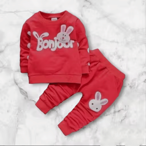     			WARSI BROTHER''S Pack of 1 Baby Boys Cotton Blend T-Shirt & Trackpants Set ( Maroon )
