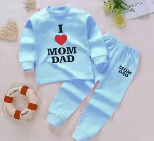     			WARSI BROTHER''S Pack of 1 Baby Boys Cotton T-Shirt & Trackpants Set ( Blue )