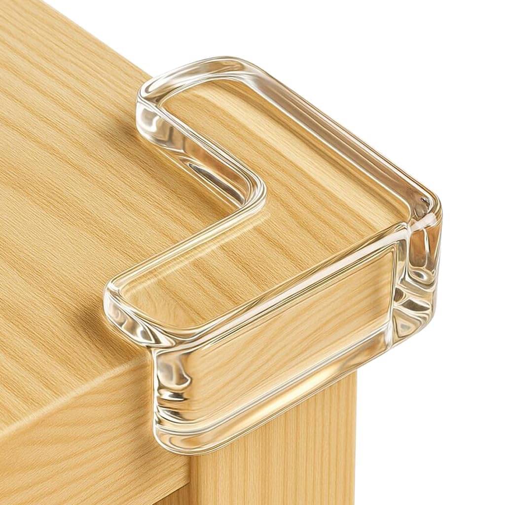     			WHIMSICAL WONDERS 4 Pc Silicon Corner Protector for Sharp Edges, Table Corners Edge Protector, Baby Proofing Edge & Corner Guards
