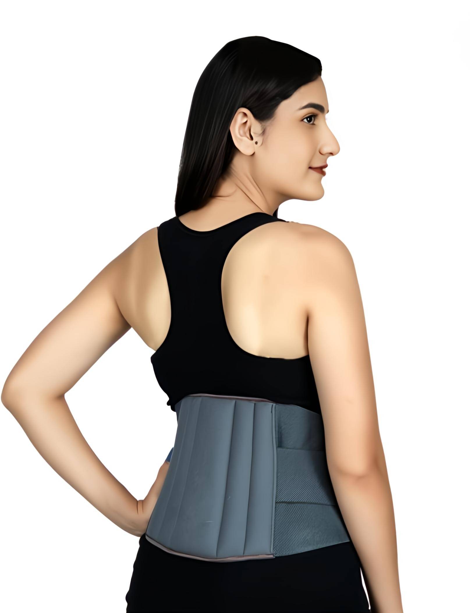     			Witzion Grey Back Support ( Pack of 1 )