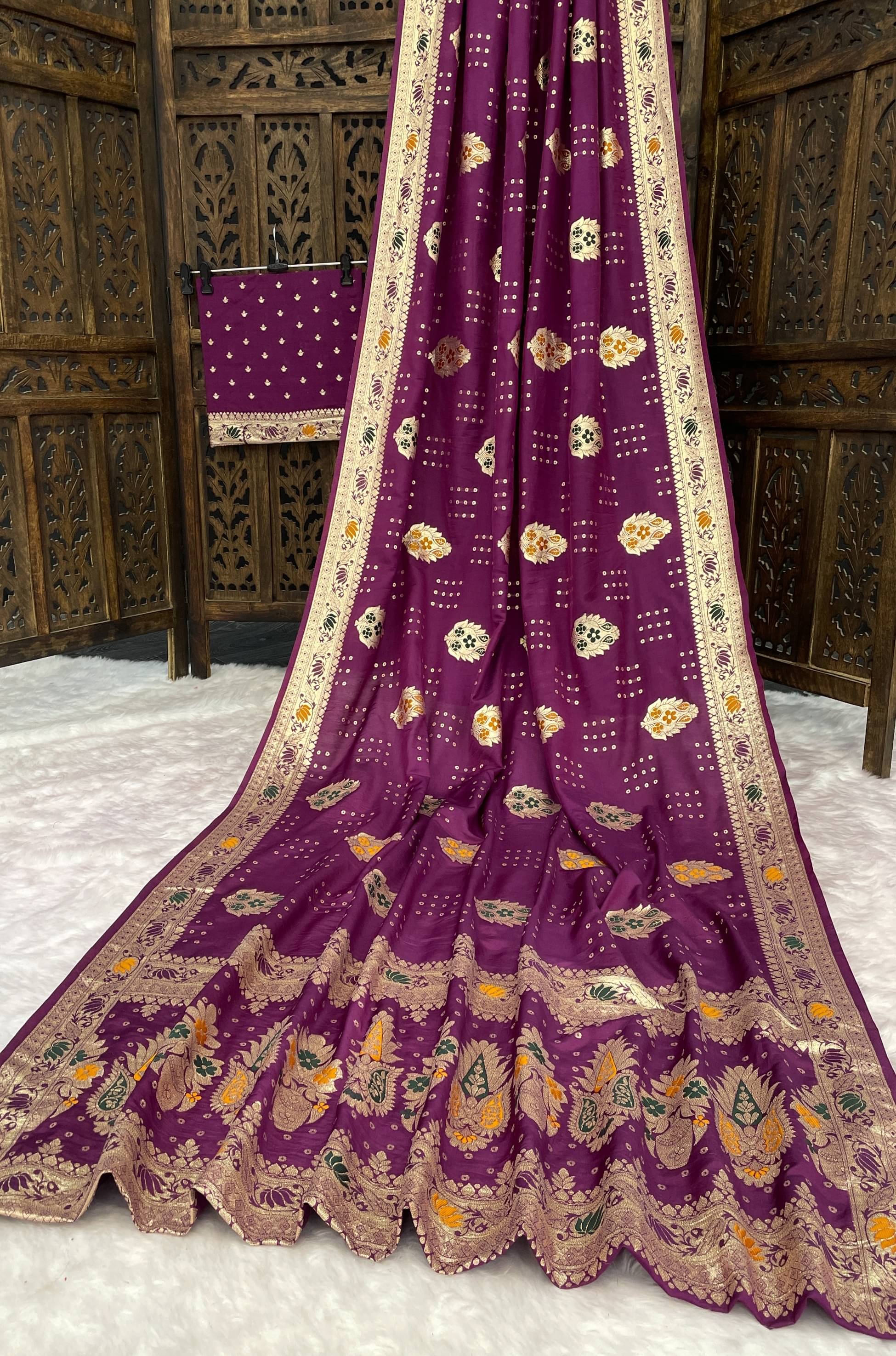 fab woven Art Silk Woven Design Kanjeevaram Sarees With Unstitched Blouse Piece ( Wine ) fab woven Art Silk Woven Design Kanjeevaram Sarees With Unstitched Blouse Piece ( Wine )