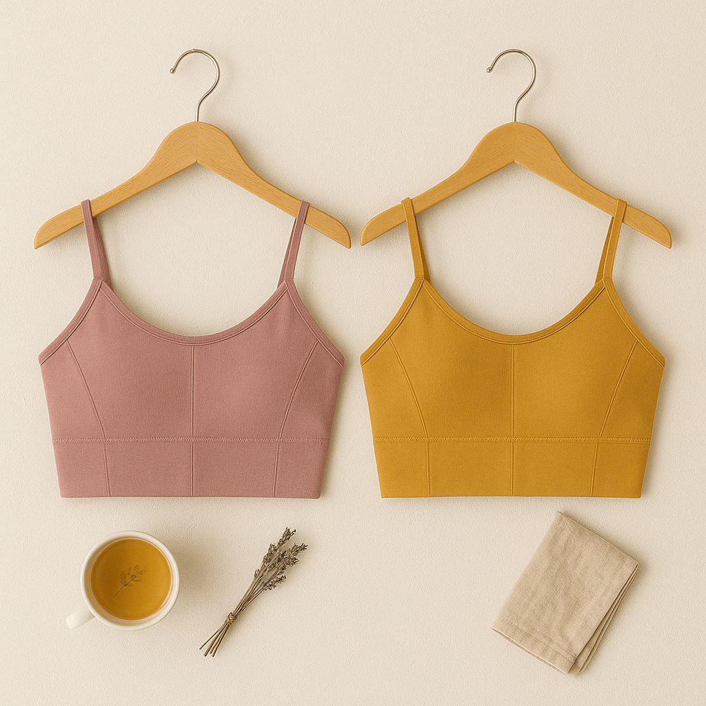 mihar closet Pack of 2 Cotton Blend Lightly Padded Bralette Bra For Women ( Multicolor 1 ) mihar closet Pack of 2 Cotton Blend Lightly Padded Bralette Bra For Women ( Multicolor 1 )
