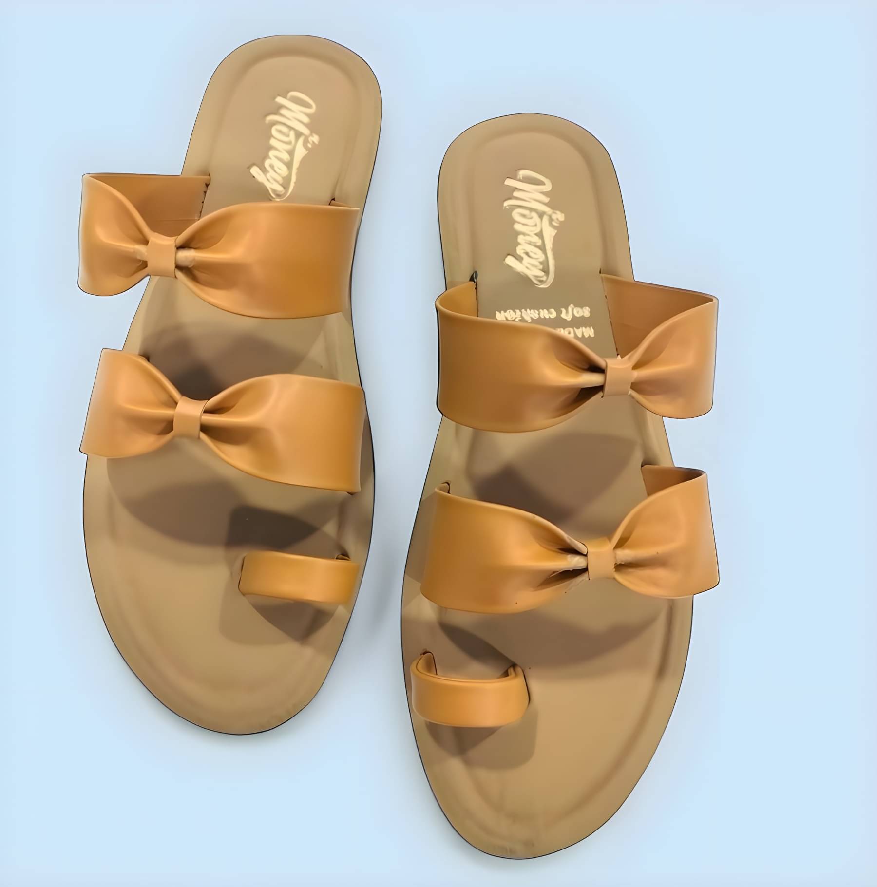     			mr. Money Tan Women's Flats