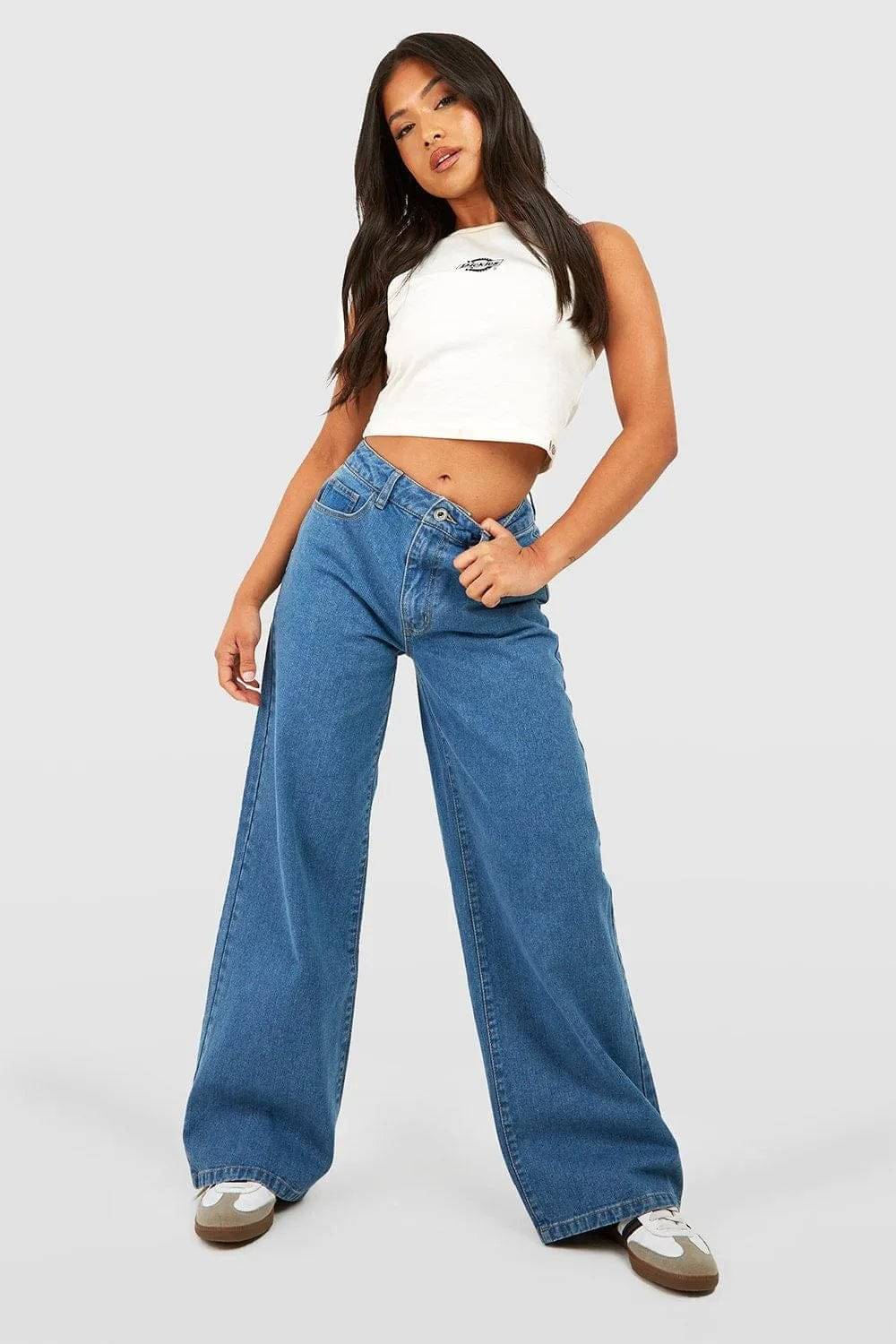     			9x denims Women's Straight Fit High-Rise Jeans ( Blue )