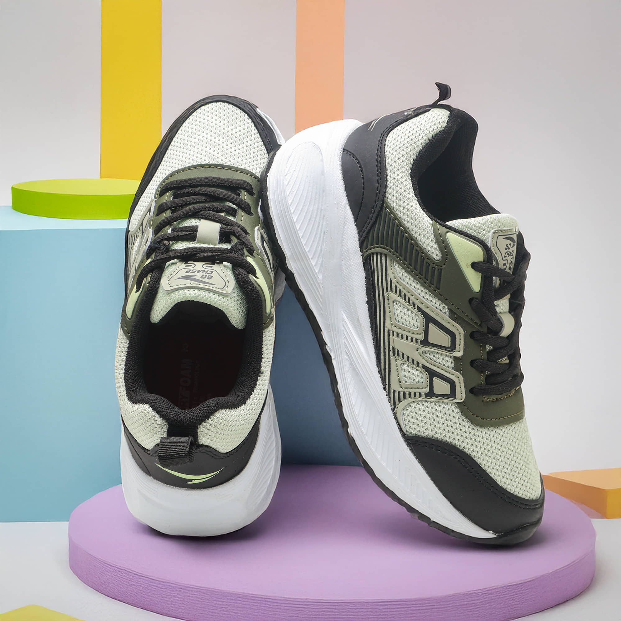 ASIAN - Olive Boy's Running Shoes ( 1 Pair ) - Sports Shoes | Buy online on ZillyBuy