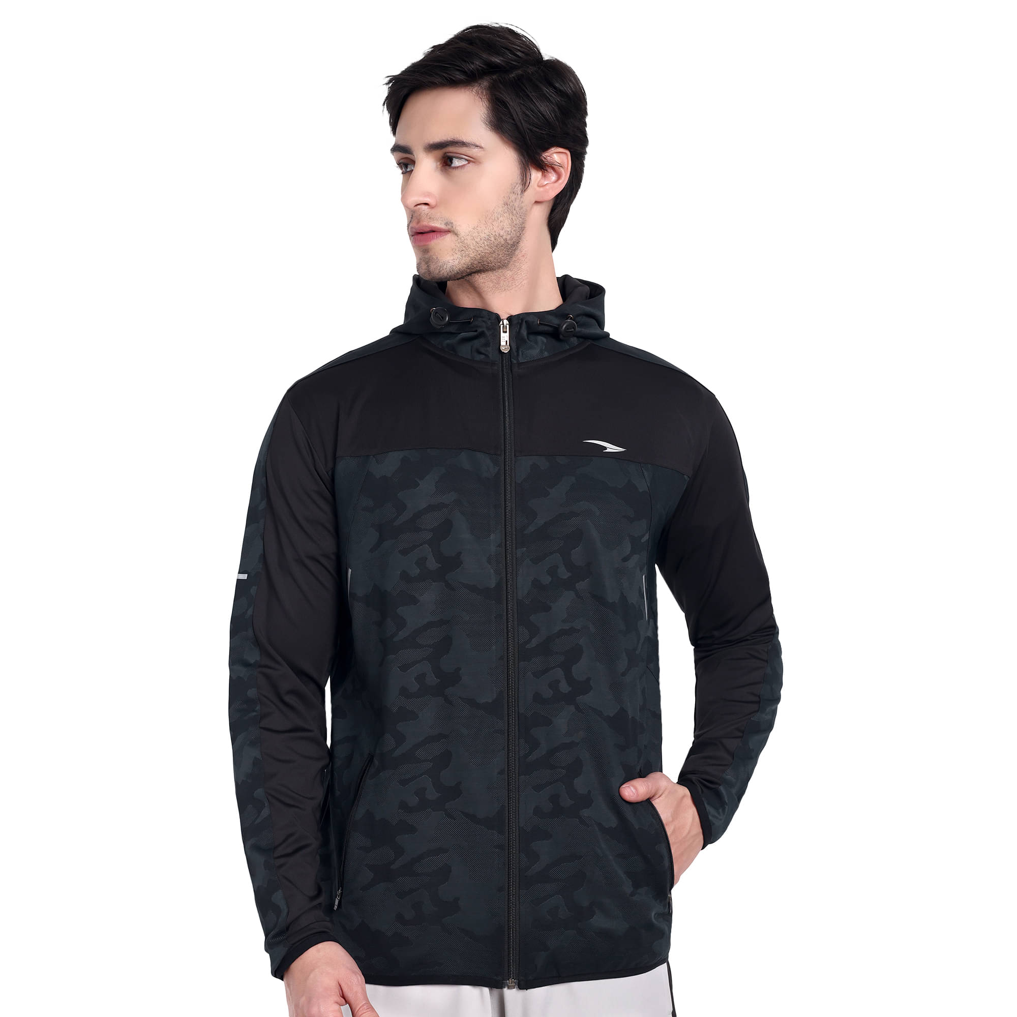 ASIAN Polyester Men's Casual Jacket - Black ( Pack of 1 )     			ASIAN Polyester Men's Casual Jacket - Black ( Pack of 1 )