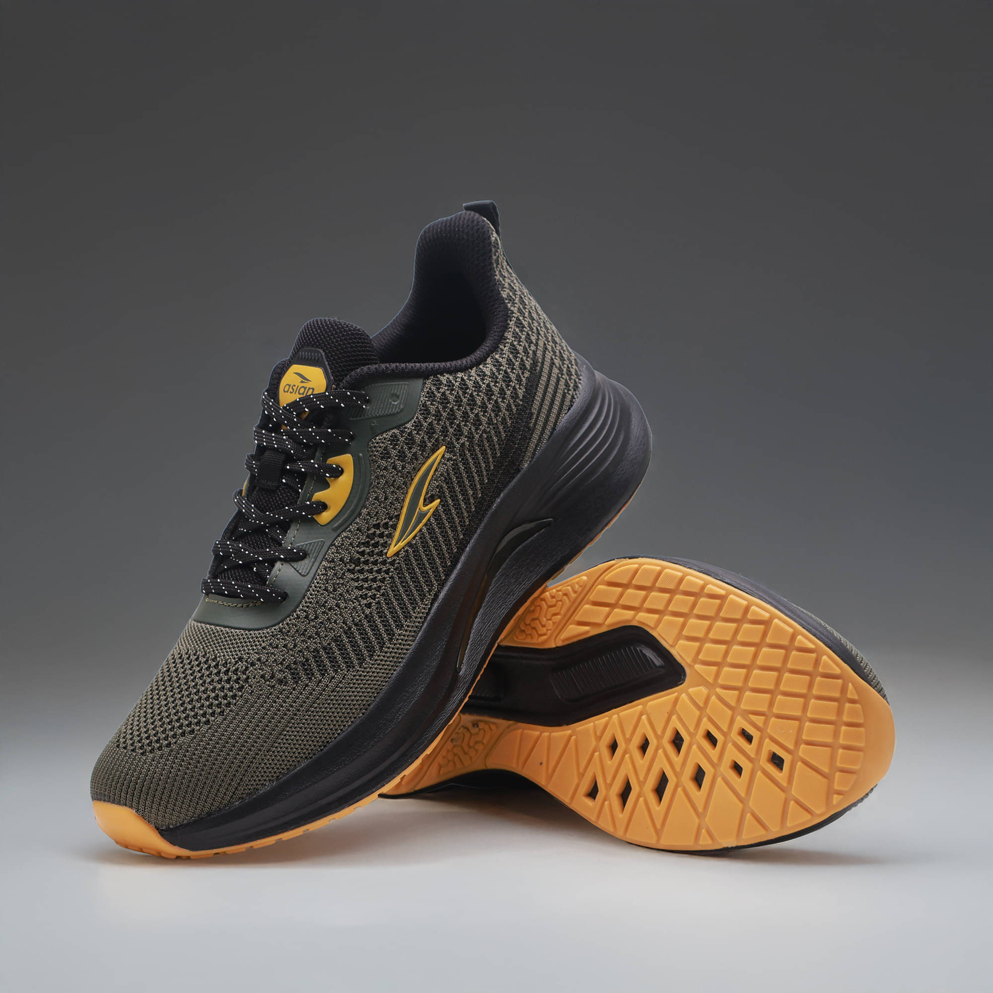 ASIAN TITAAN-08 Olive Men's Sports Running Shoes     			ASIAN TITAAN-08 Olive Men's Sports Running Shoes