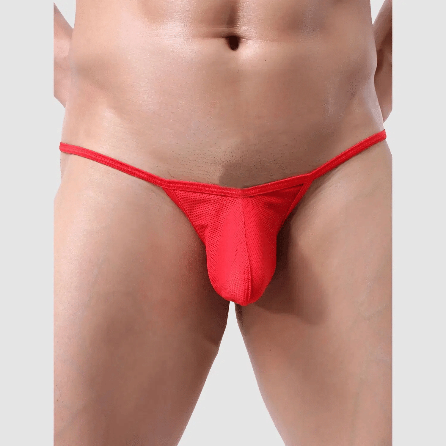     			AayanBaby Pack of 1 Microfibre Thongs For Men's ( Red )