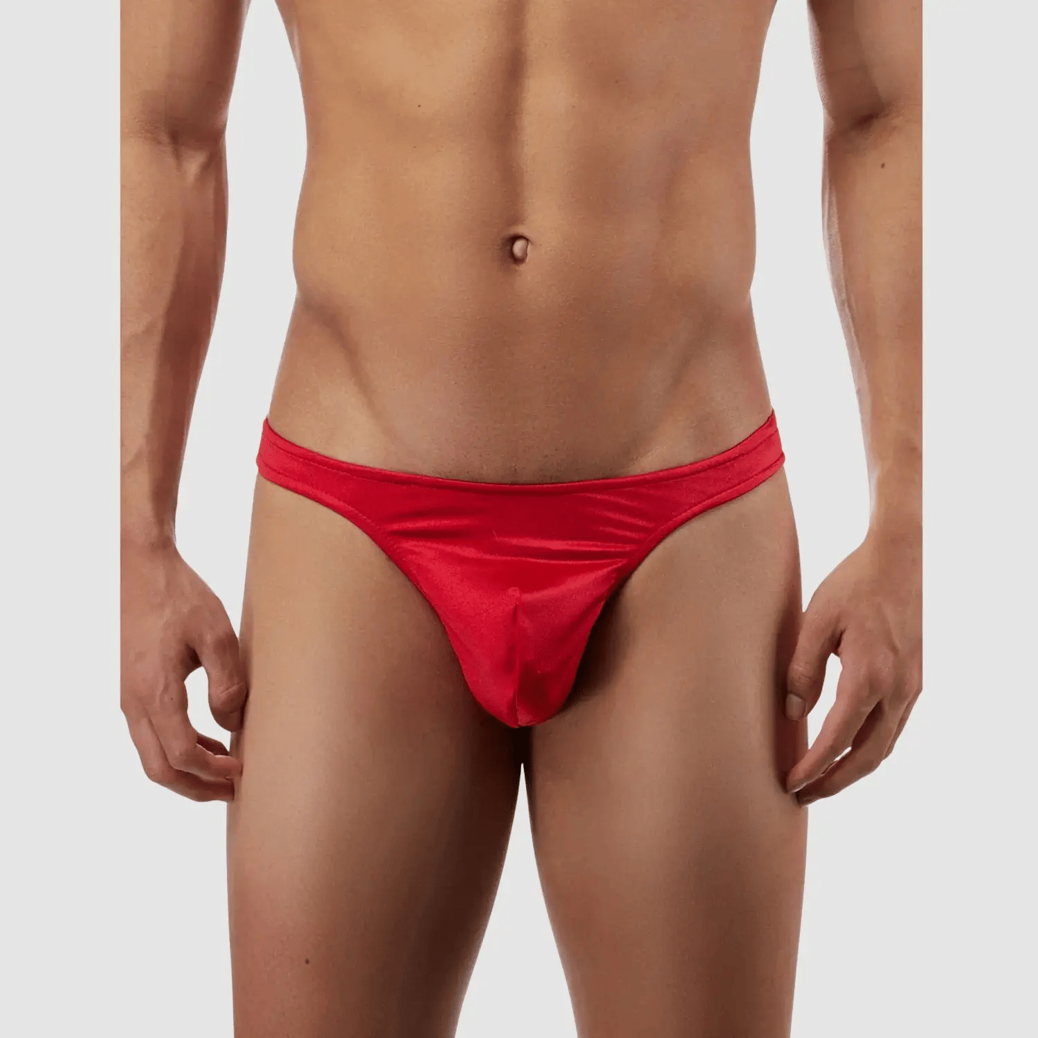     			AayanBaby Pack of 1 Microfibre Thongs For Men's ( Red )