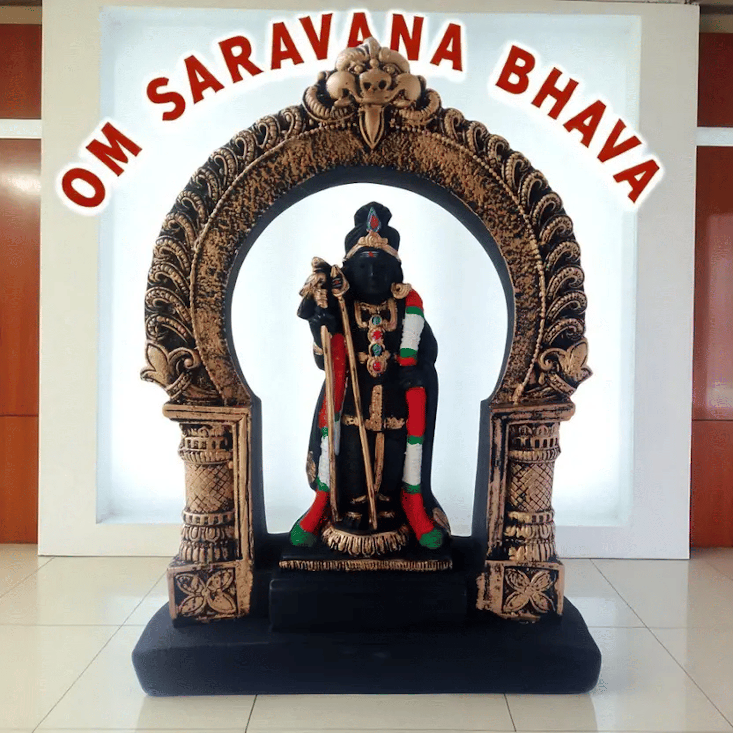     			Anantamitra Resin Karthikeya Swamy Idol ( 23 cm )