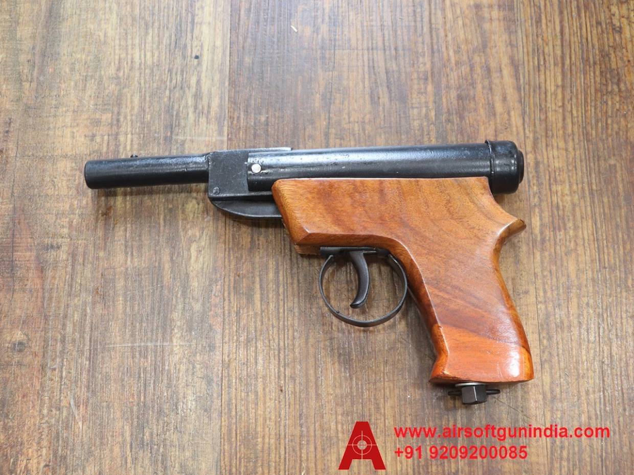     			Bang wooden air gun metal 200 pellets cover free