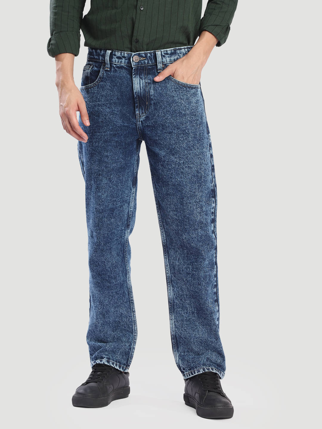     			Bene Kleed Relaxed Clean Look Men's Jeans - Blue ( Pack of 1 )