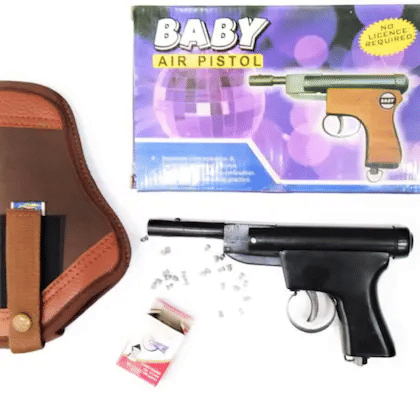     			Big Bang Air gun metal cover free 200 pellet free