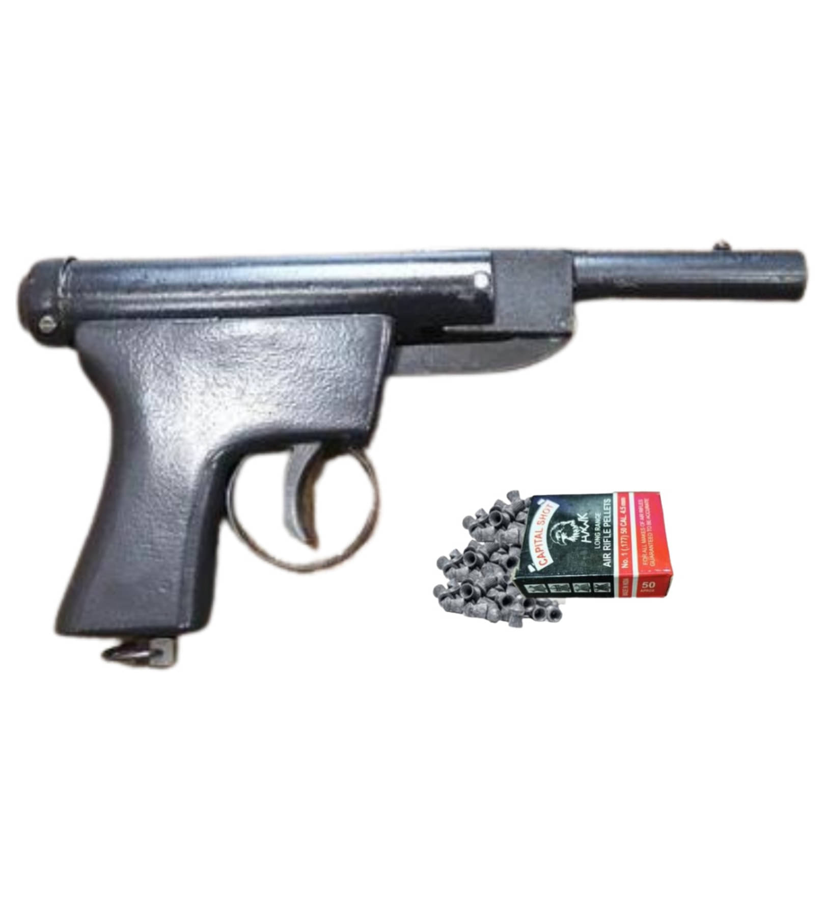     			Big Bang Air gun metal cover free 200 pellet free