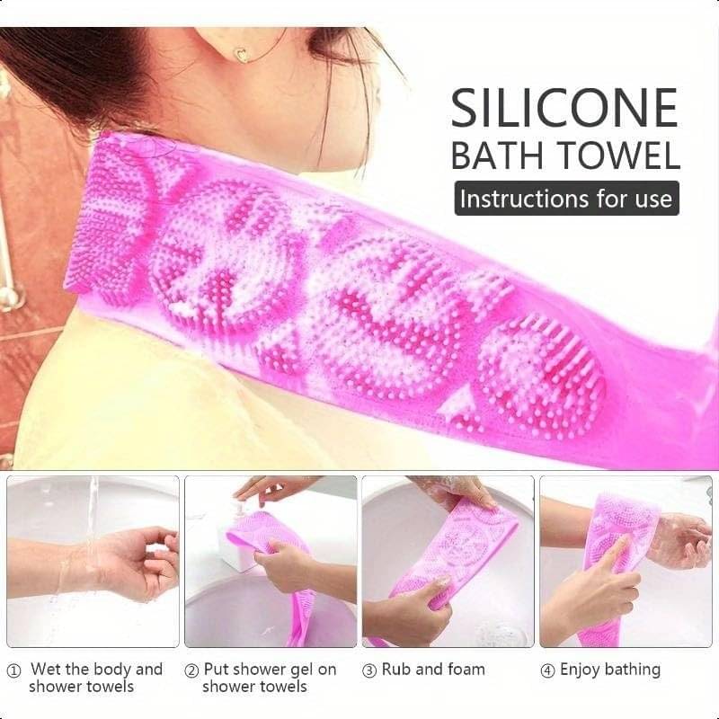     			Body Brush BELT Silicone Back Brush