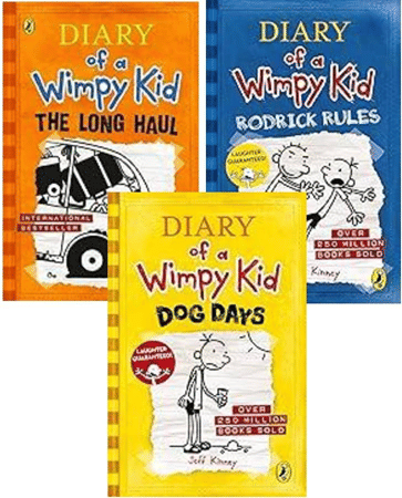 Diary of a Wimpy Kid : The Long Haul + Rodrick Rules + Dog Days     			Diary of a Wimpy Kid : The Long Haul + Rodrick Rules + Dog Days
