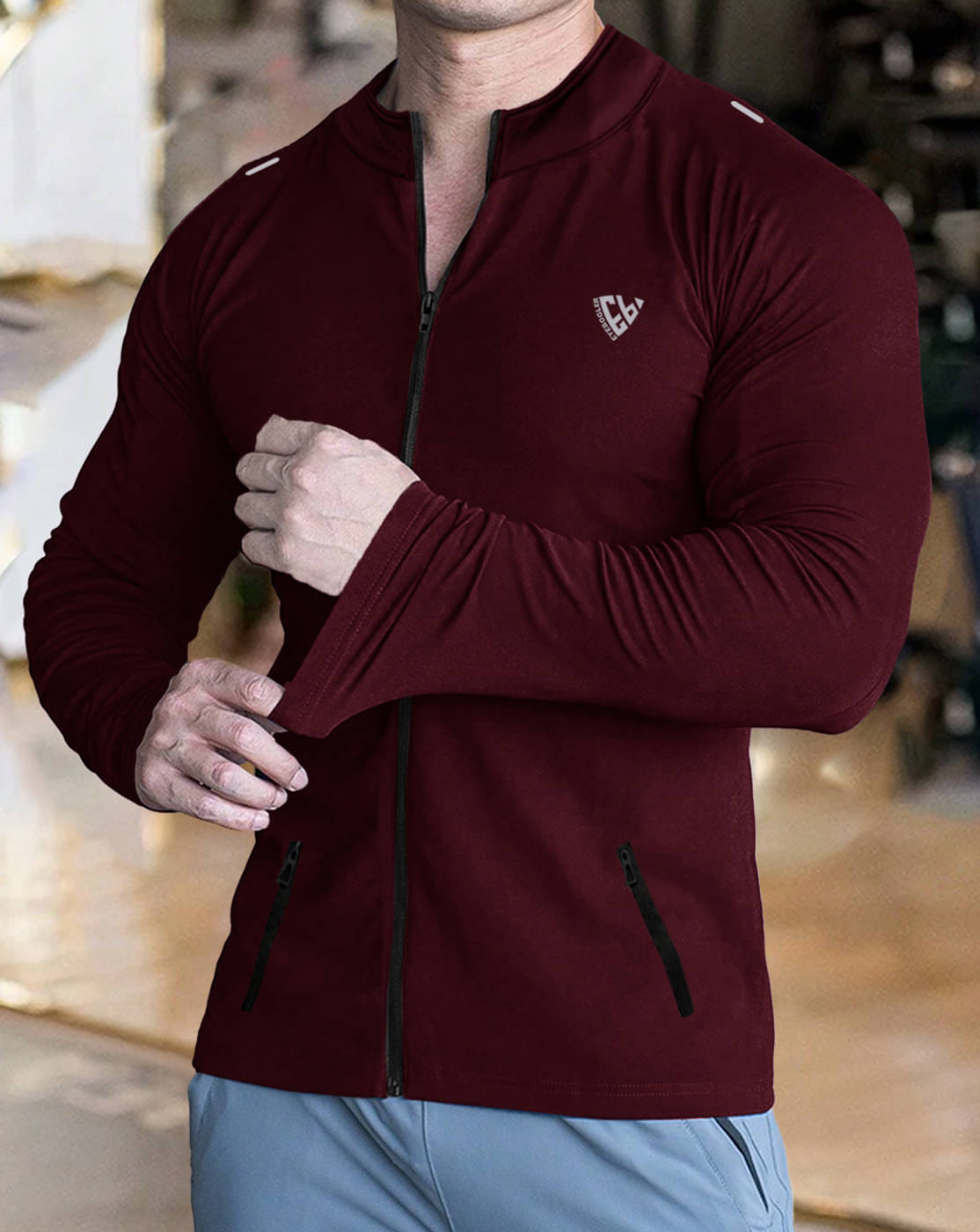 Eyebogler Men Polyester Regular Fit Colorblock T-Shirt ( Maroon )     			Eyebogler Men Polyester Regular Fit Colorblock T-Shirt ( Maroon )