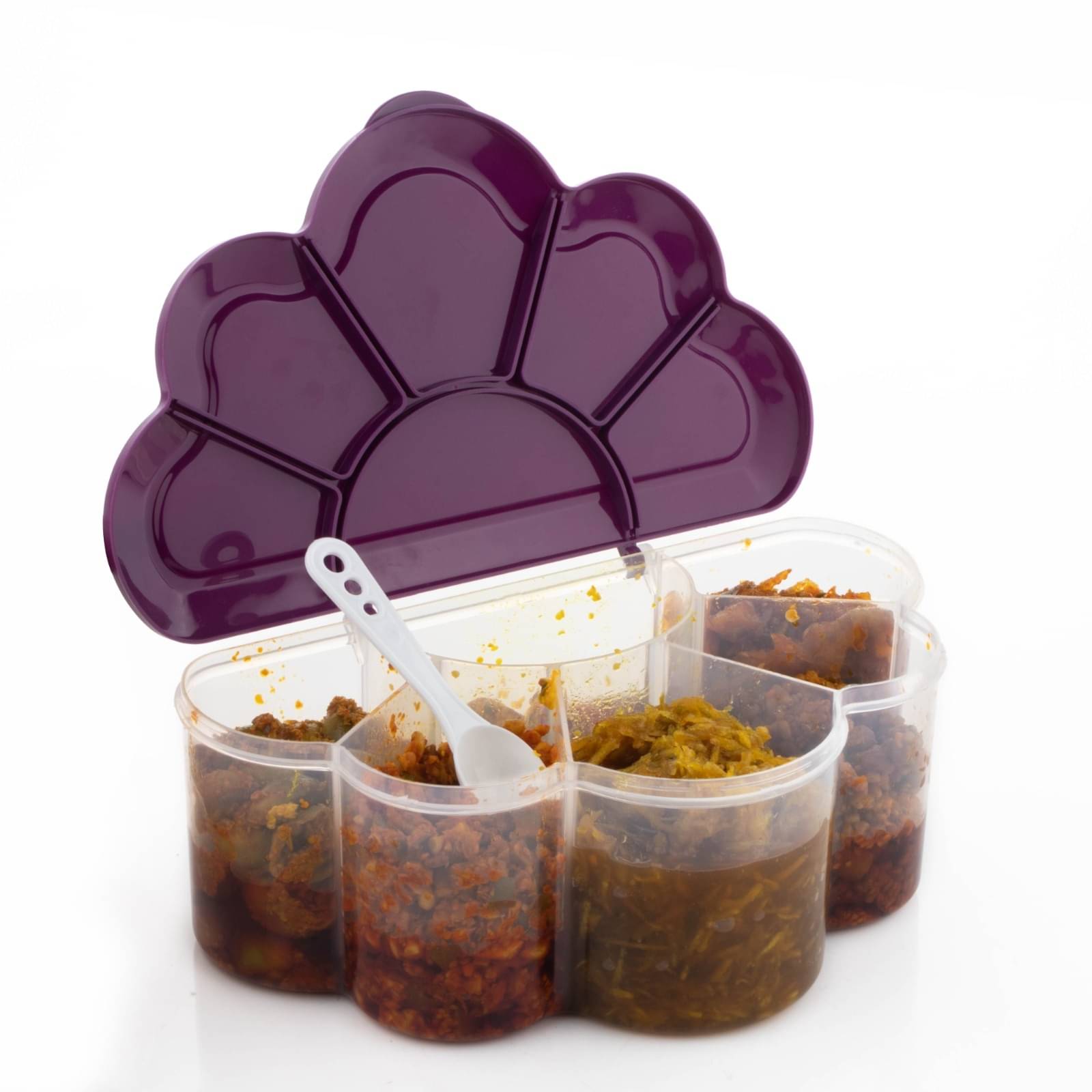     			FIT4CHEF Pickle Container Polyproplene Purple Pickle Container ( Set of 1 )
