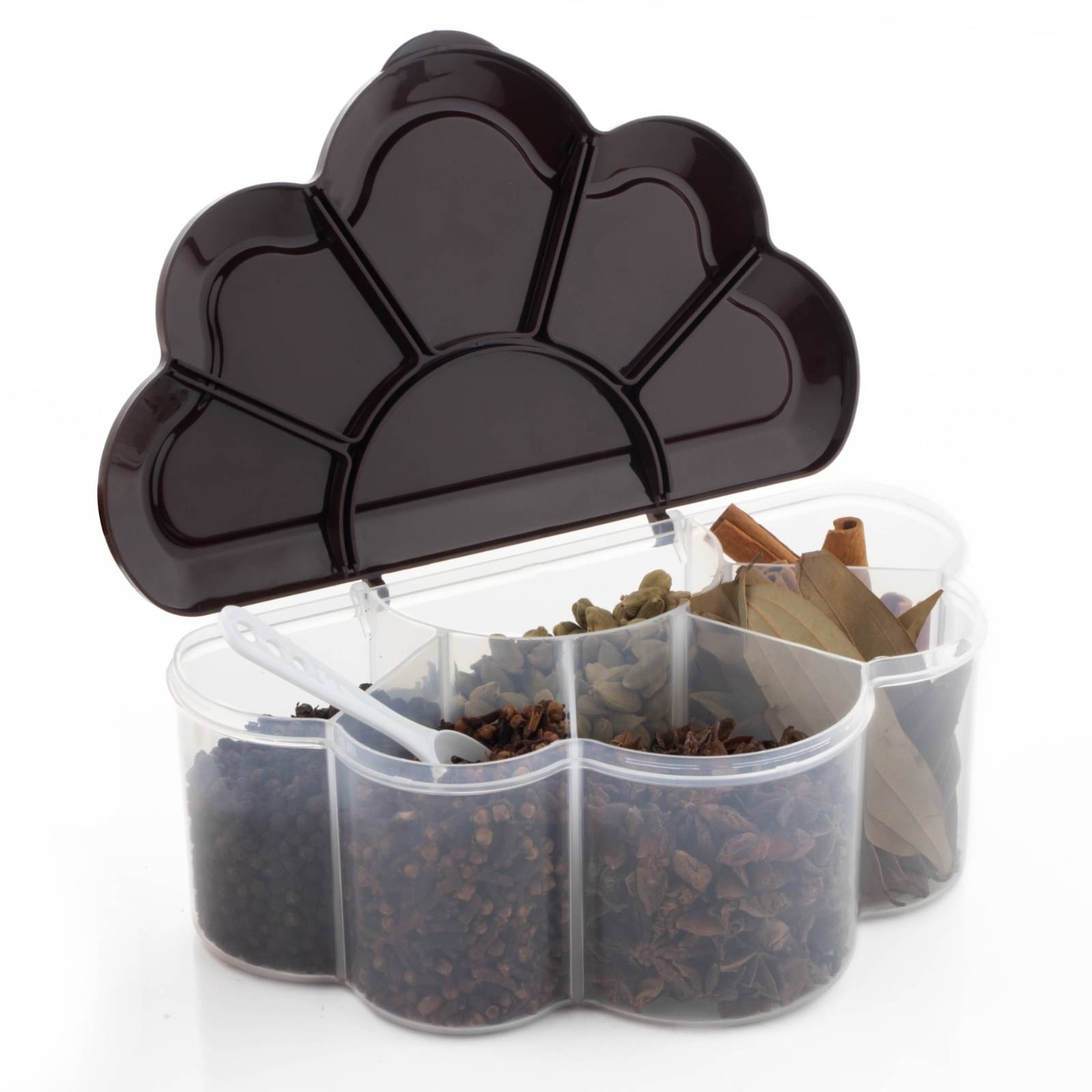     			FIT4CHEF Spice Container Polyproplene Brown Spice Container ( Set of 1 )