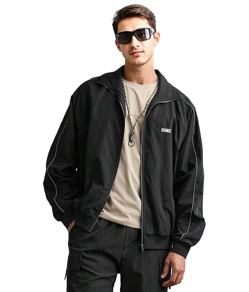 FTX Polyester Men's Casual Jacket - Black ( Pack of 1 ) - Jackets & Coats | Buy online on ZillyBuy