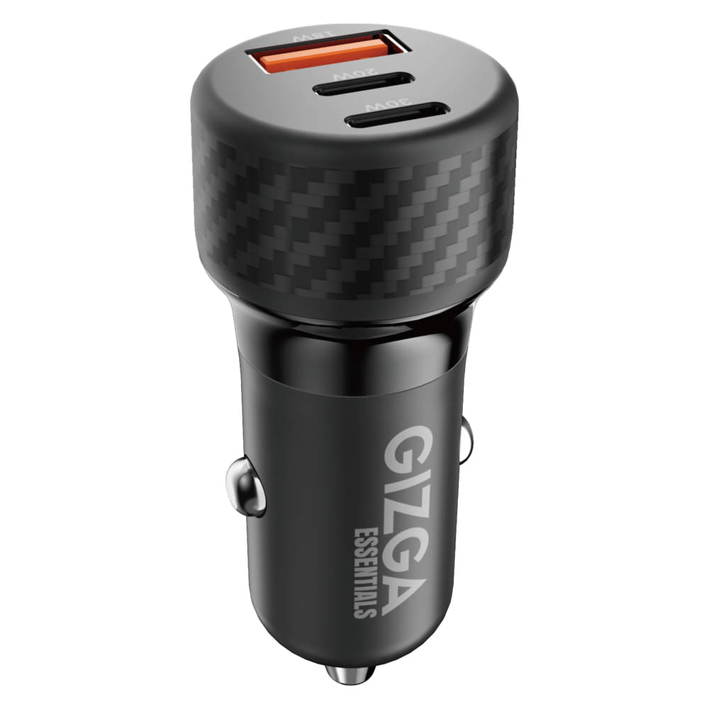 Gizga Essentials Car Mobile Charger G-CC-02 Black Gizga Essentials Car Mobile Charger G-CC-02 Black