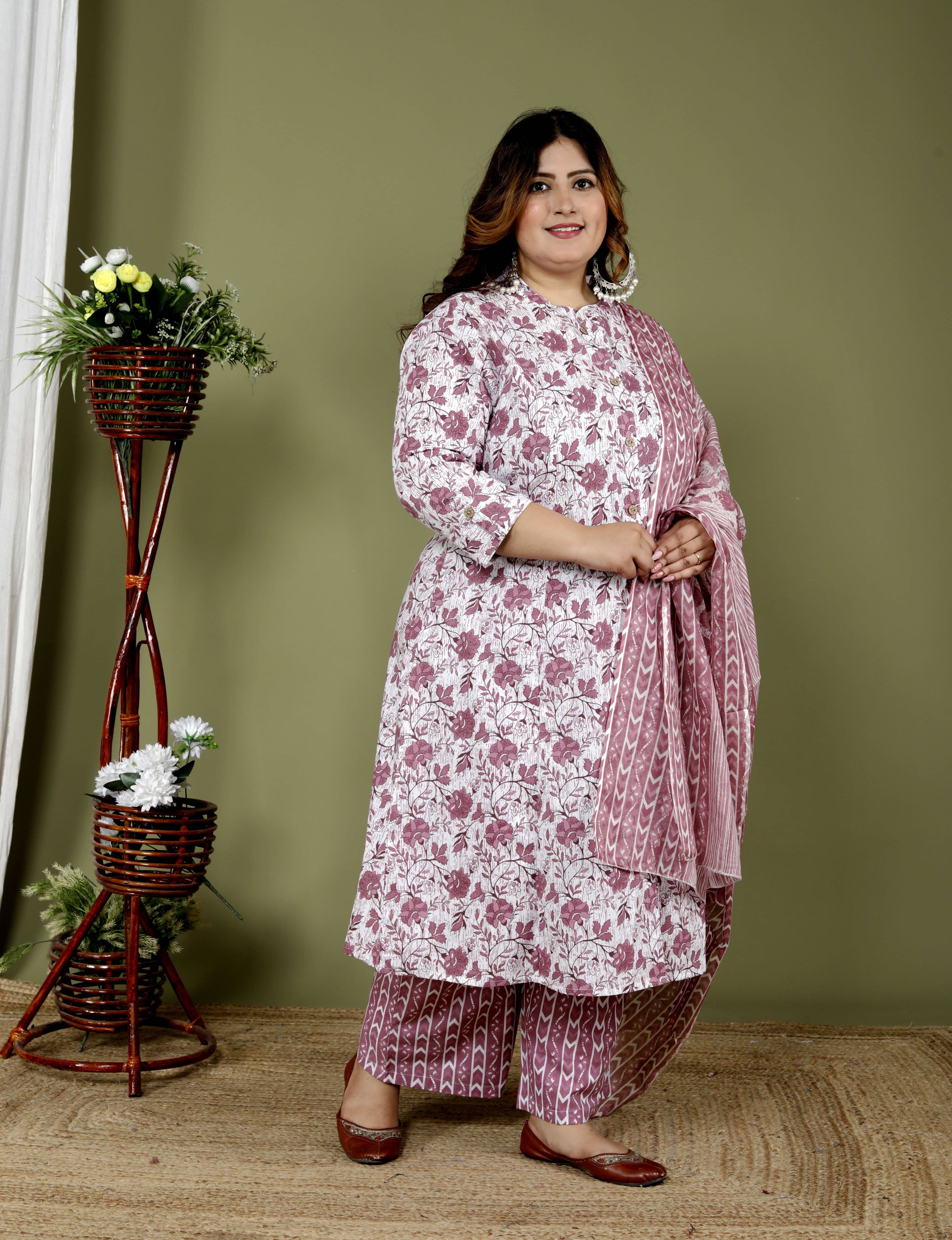 Gyapti Women Cotton Printed Straight Kurti With Pants ( Pink ) Gyapti Women Cotton Printed Straight Kurti With Pants ( Pink )