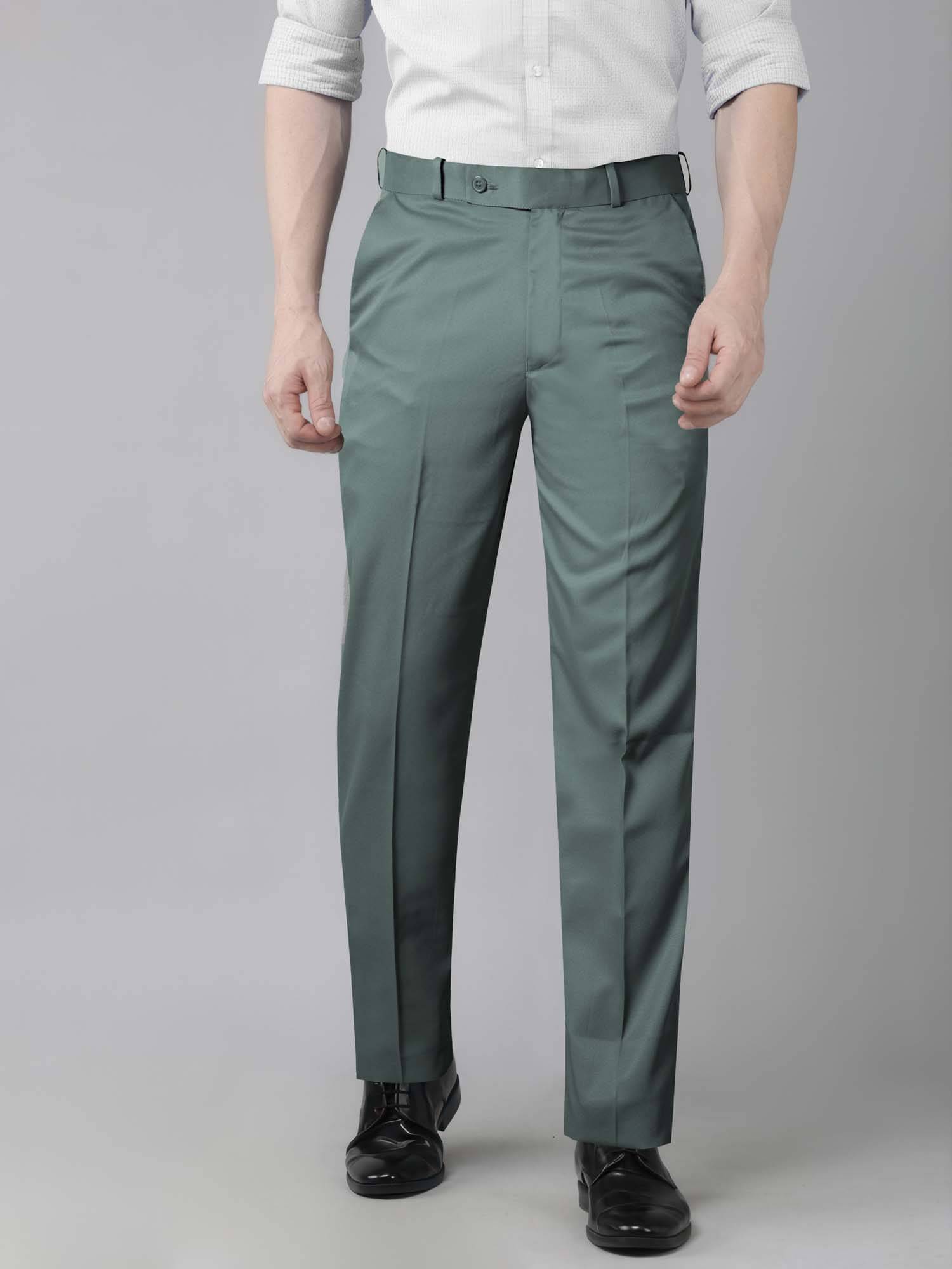     			JB JUST BLACK Regular Men's Formal Trouser - Dark Green ( Pack of 1 )