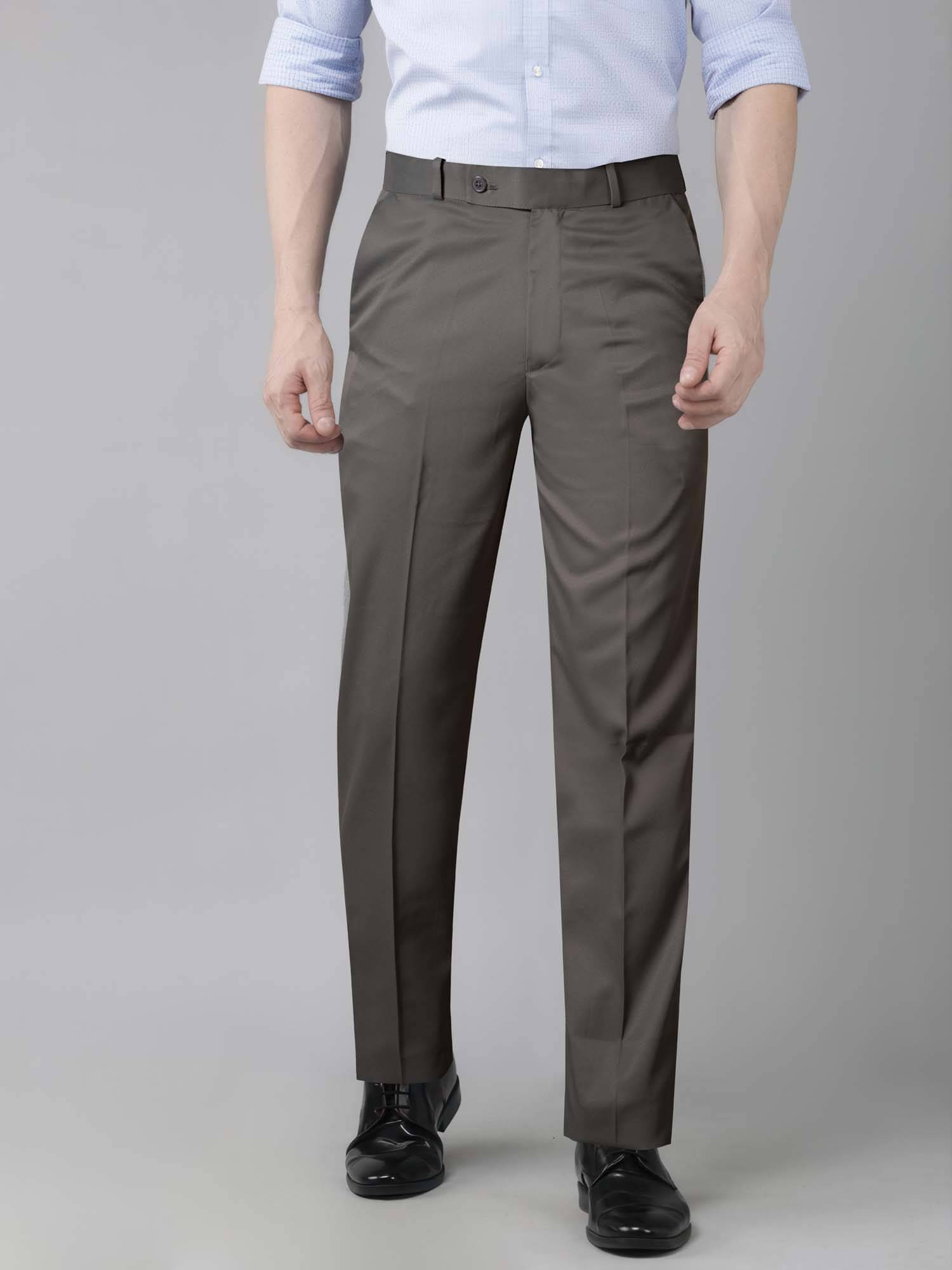     			JB JUST BLACK Regular Men's Formal Trouser - Dark Grey ( Pack of 1 )